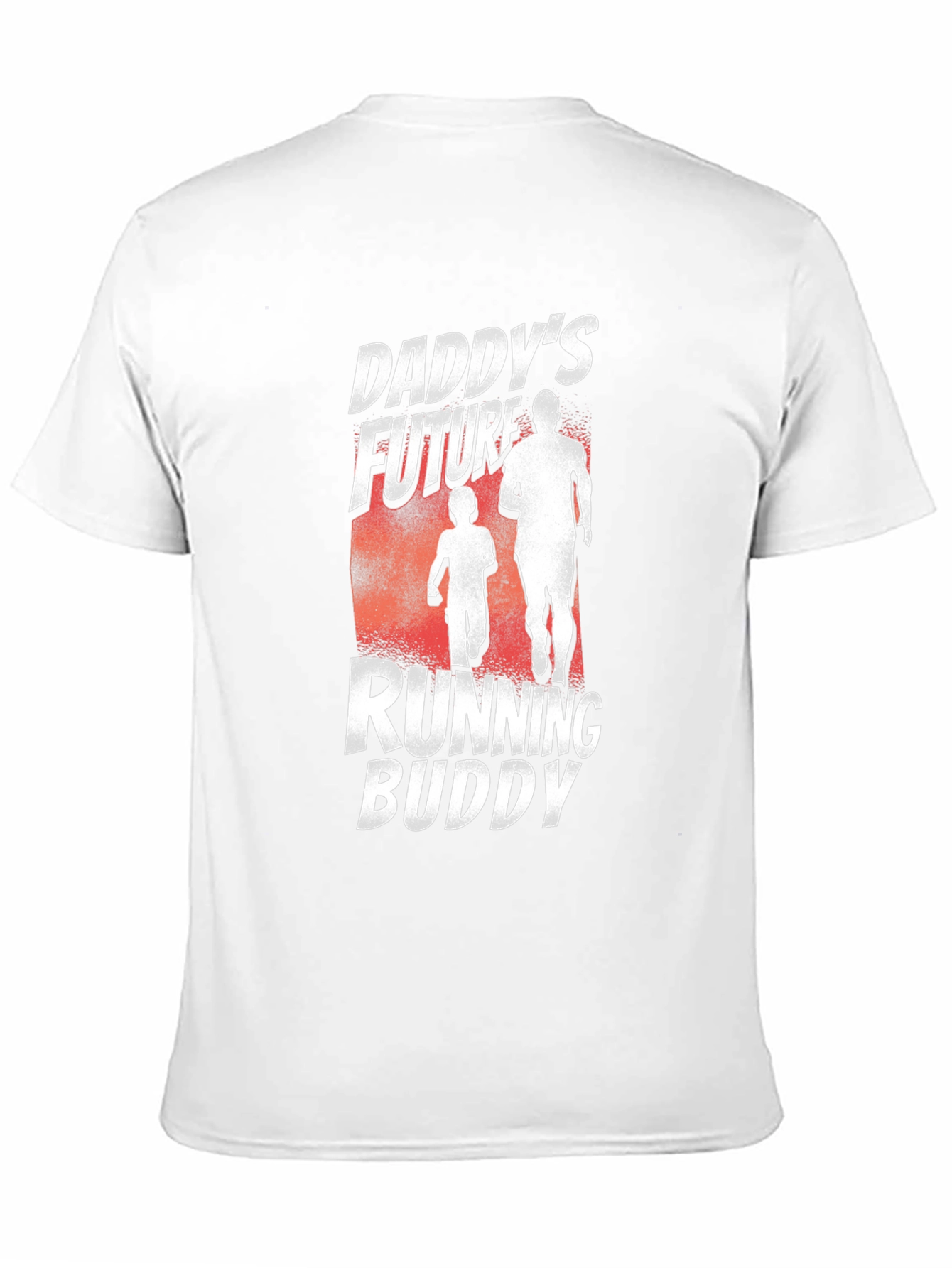 Daddys Future Running Buddy Black Graphic T-Shirt