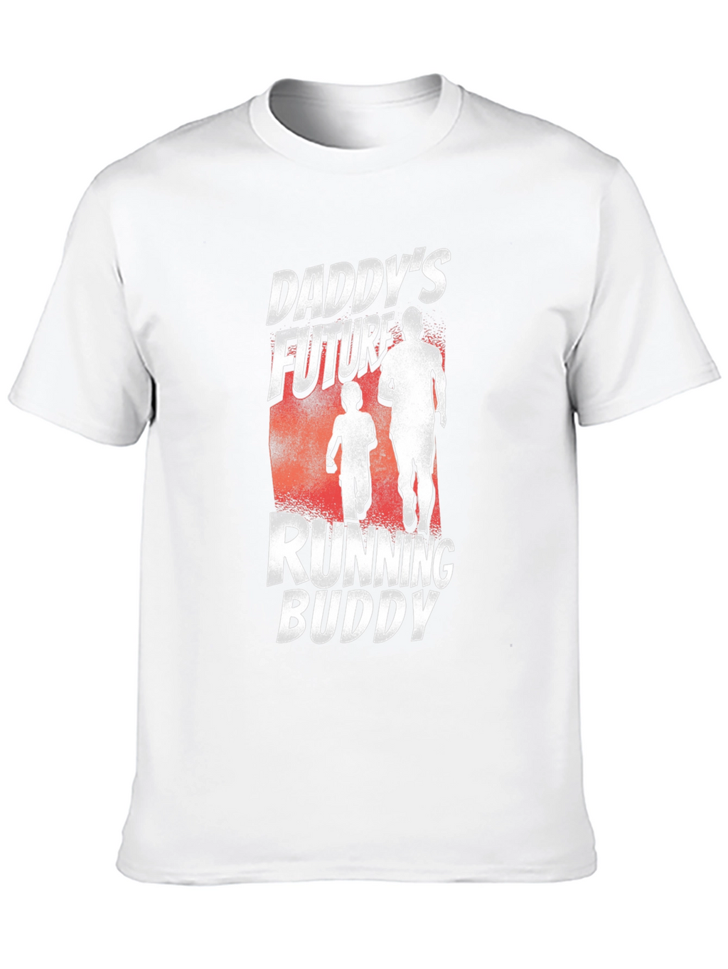 Daddys Future Running Buddy Black Graphic T-Shirt