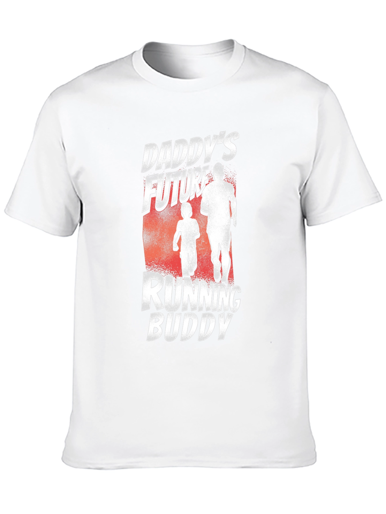 Daddys Future Running Buddy Black Graphic T-Shirt