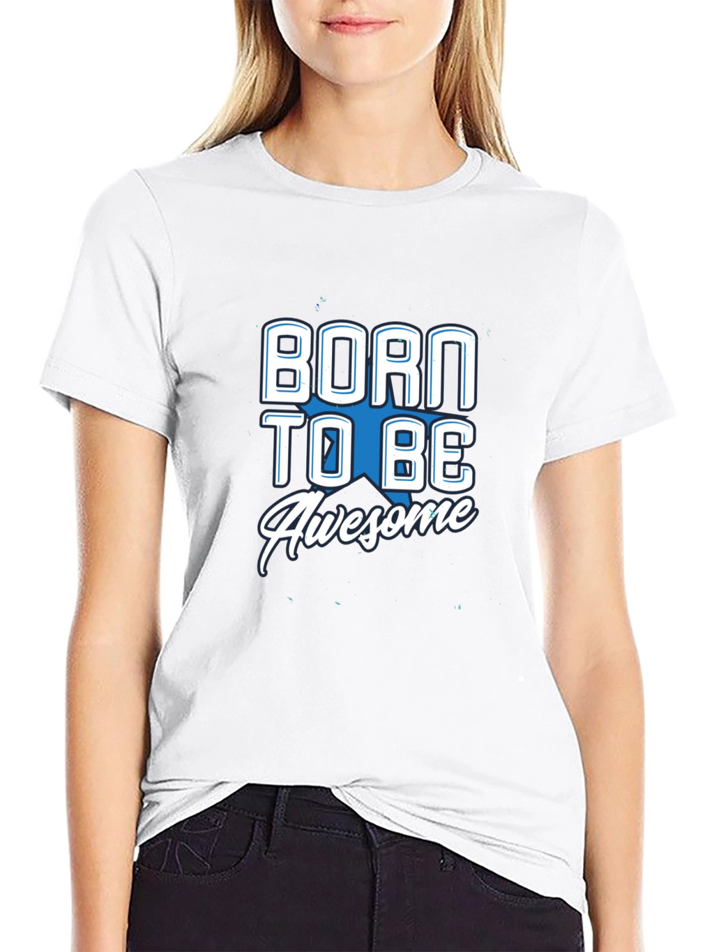 Born To Be Awesome Black T-Shirt