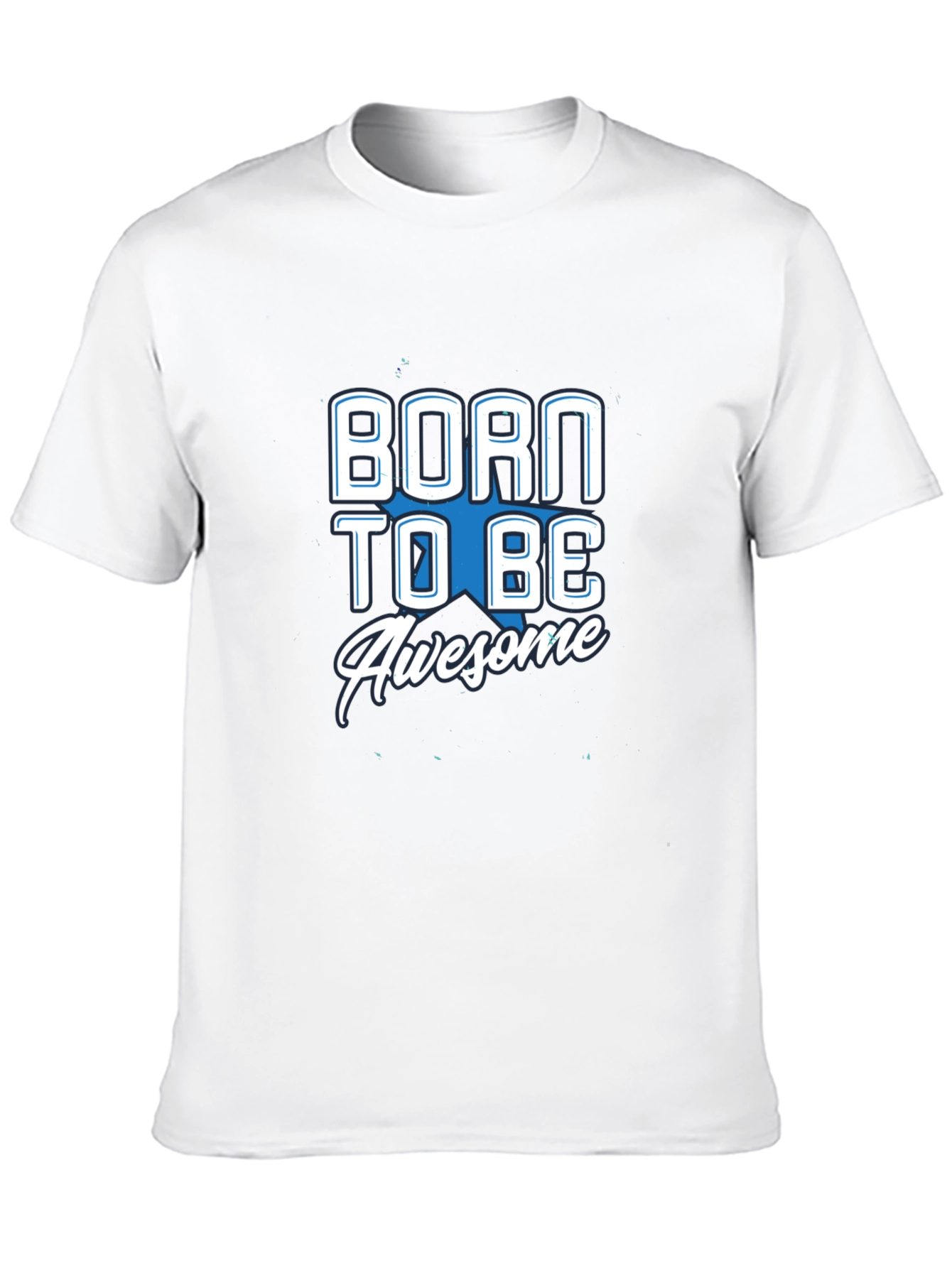 Born To Be Awesome Black T-Shirt