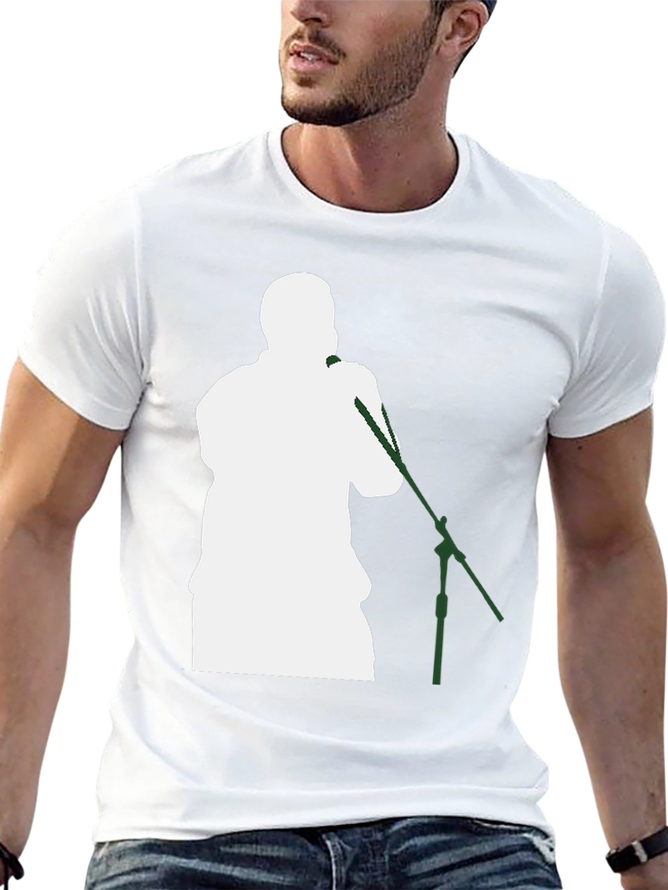 Singer Silhouette T-Shirt - Black