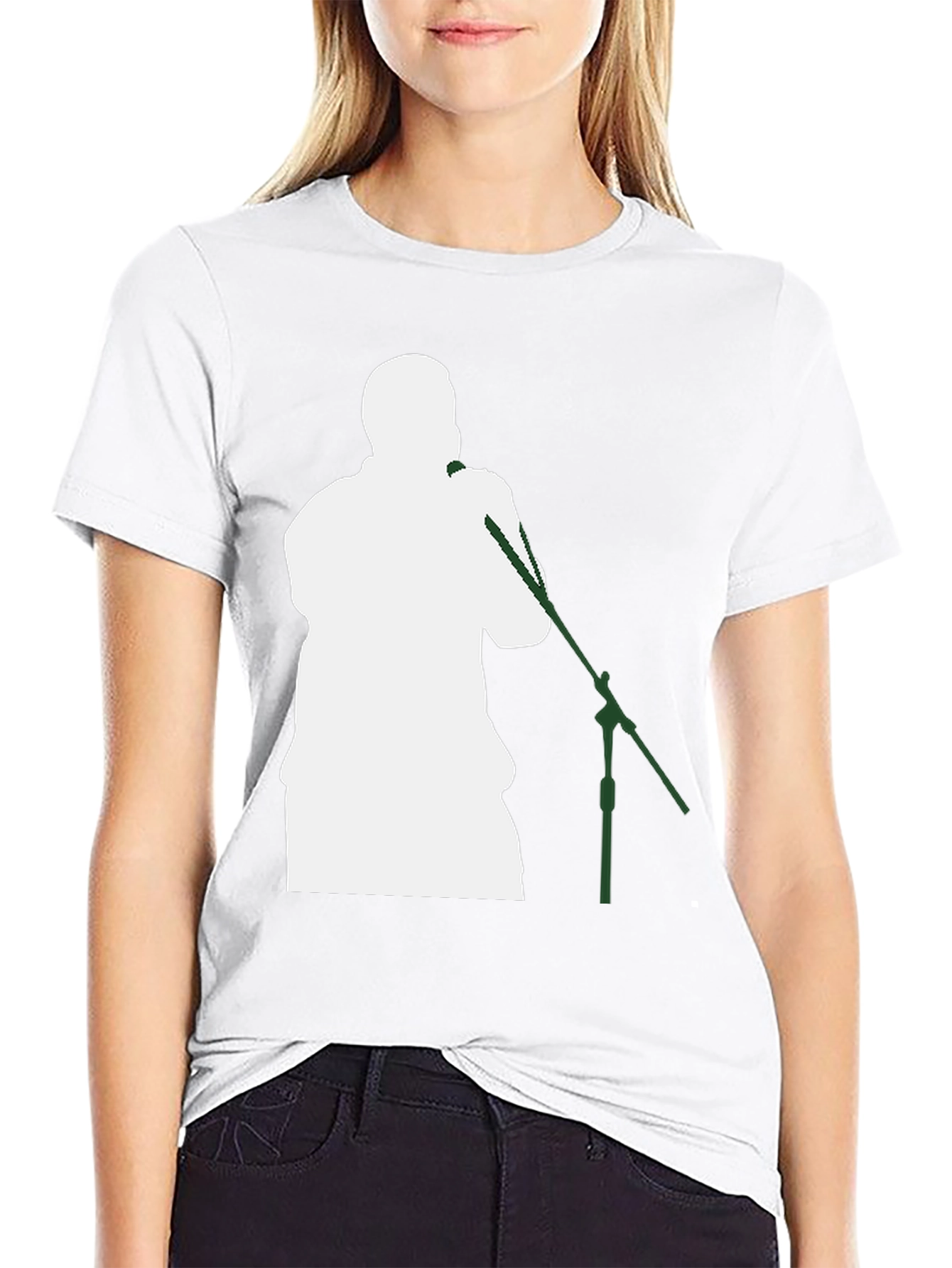 Singer Silhouette T-Shirt - Black