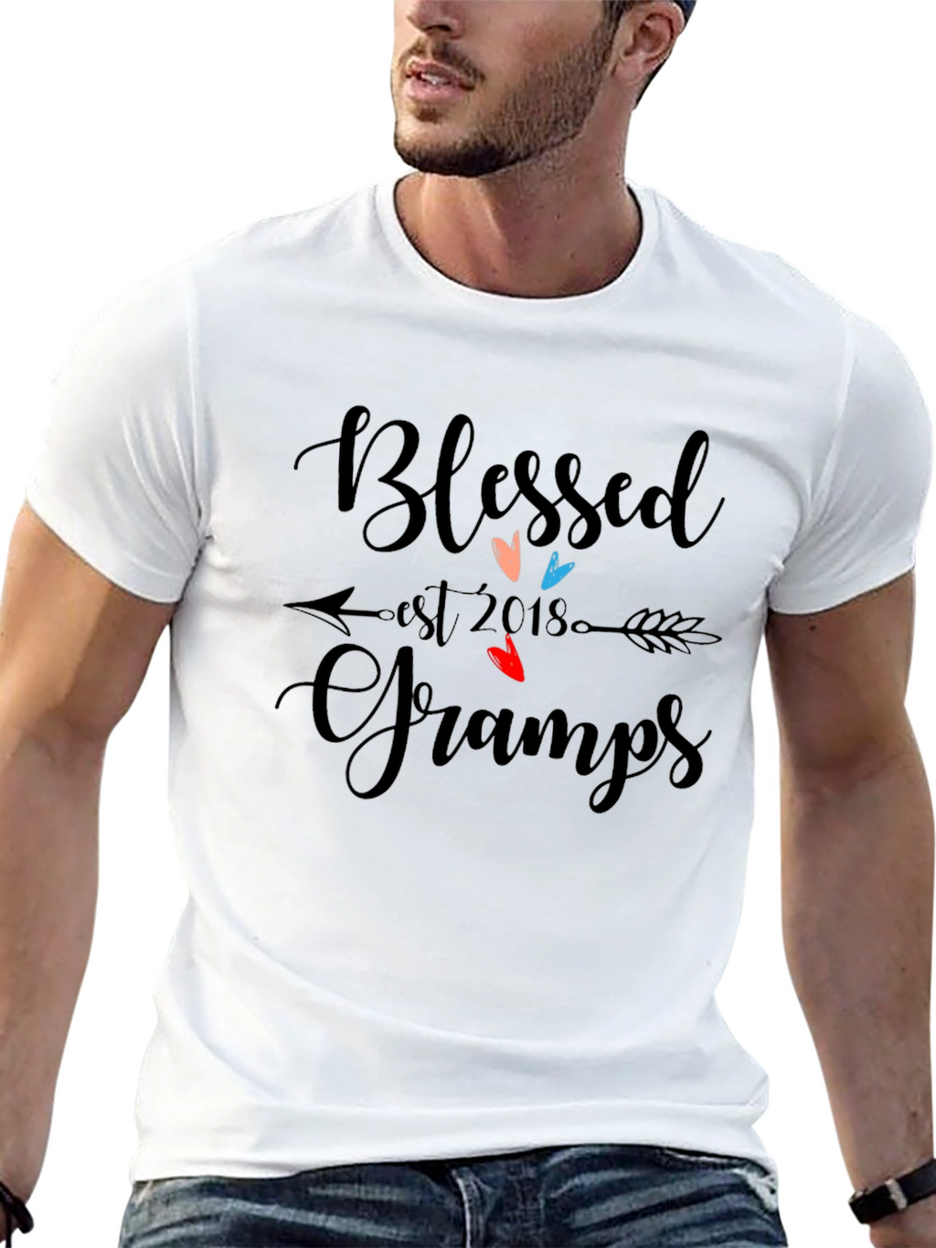 Blessed Gramps Est 2018 T-Shirt