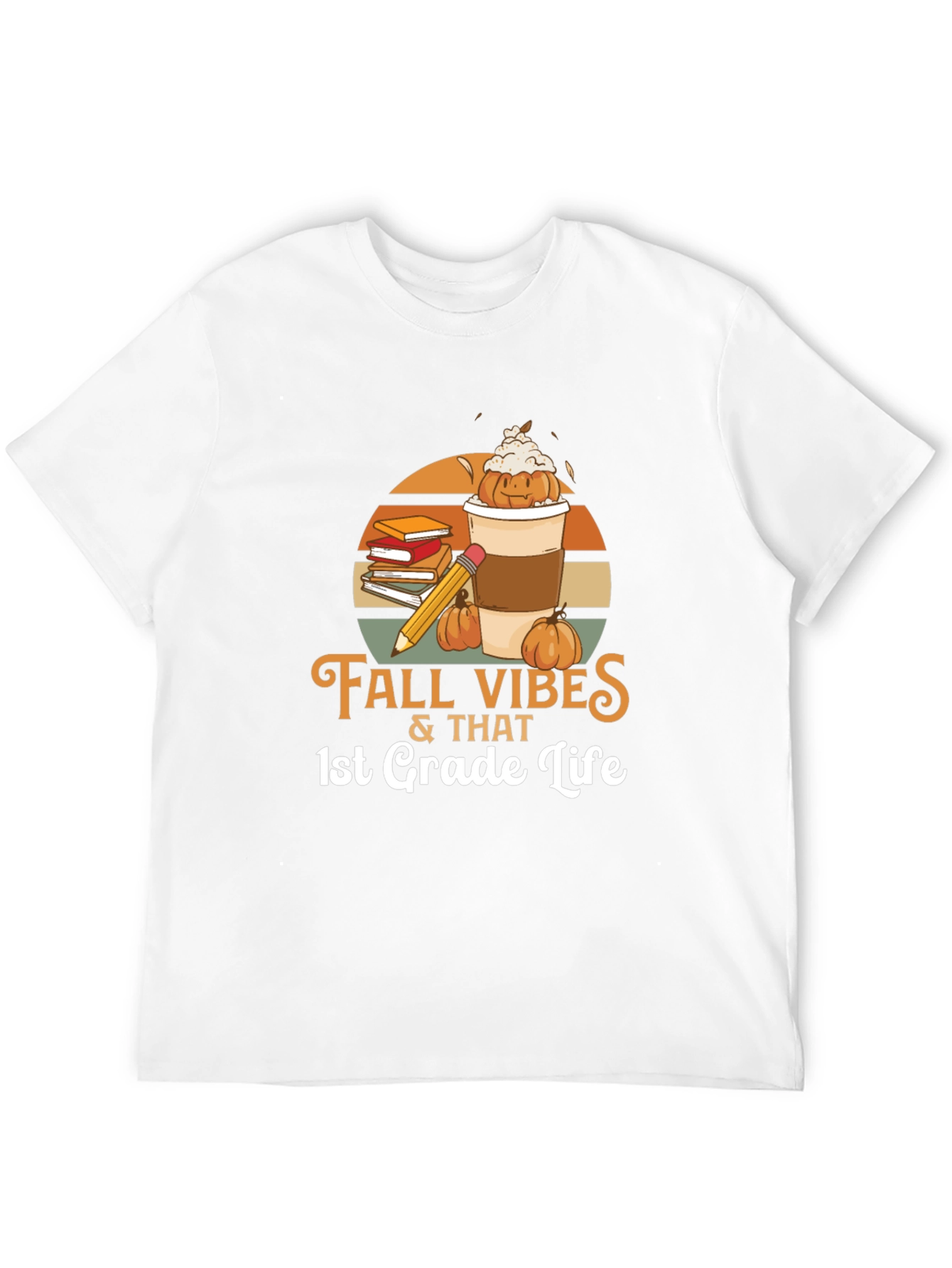 Fall Vibes 1st Grade Teacher T-Shirt