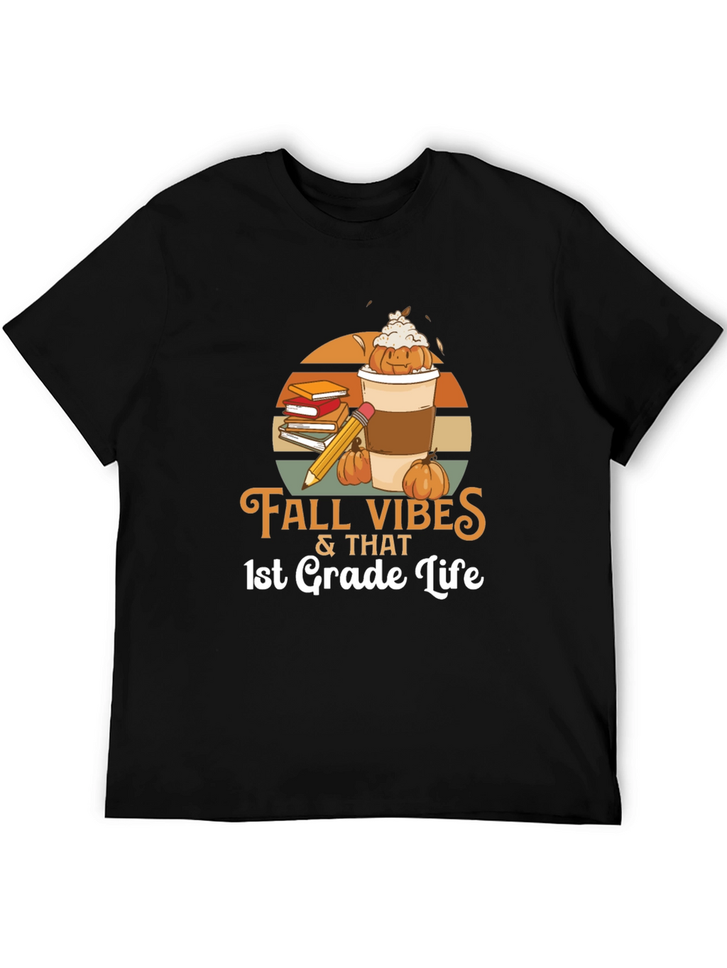 Fall Vibes 1st Grade Teacher T-Shirt