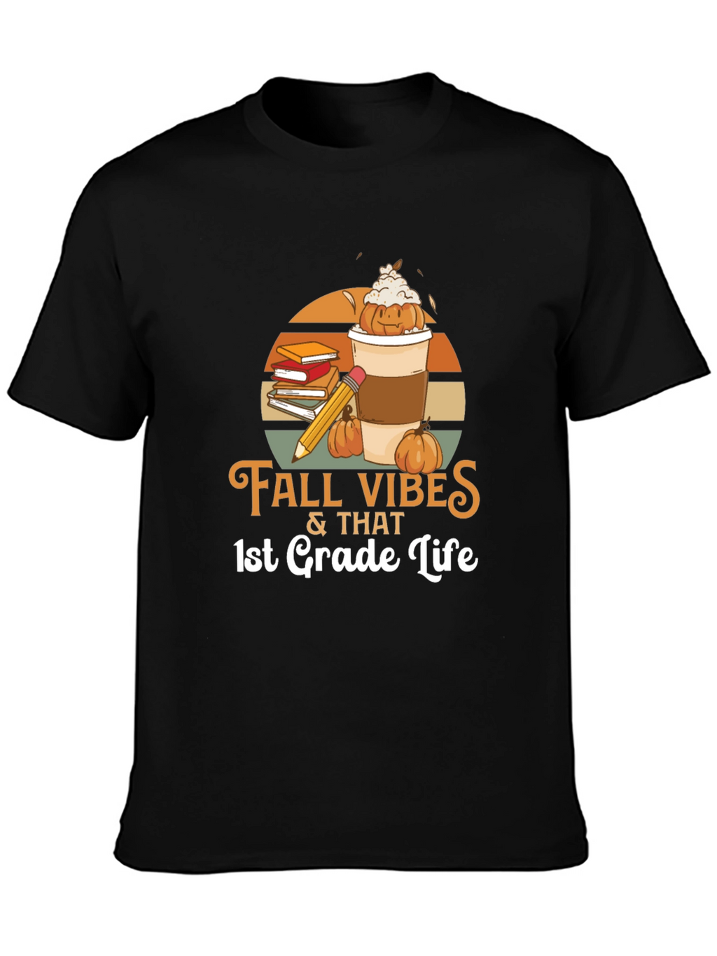 Fall Vibes 1st Grade Teacher T-Shirt