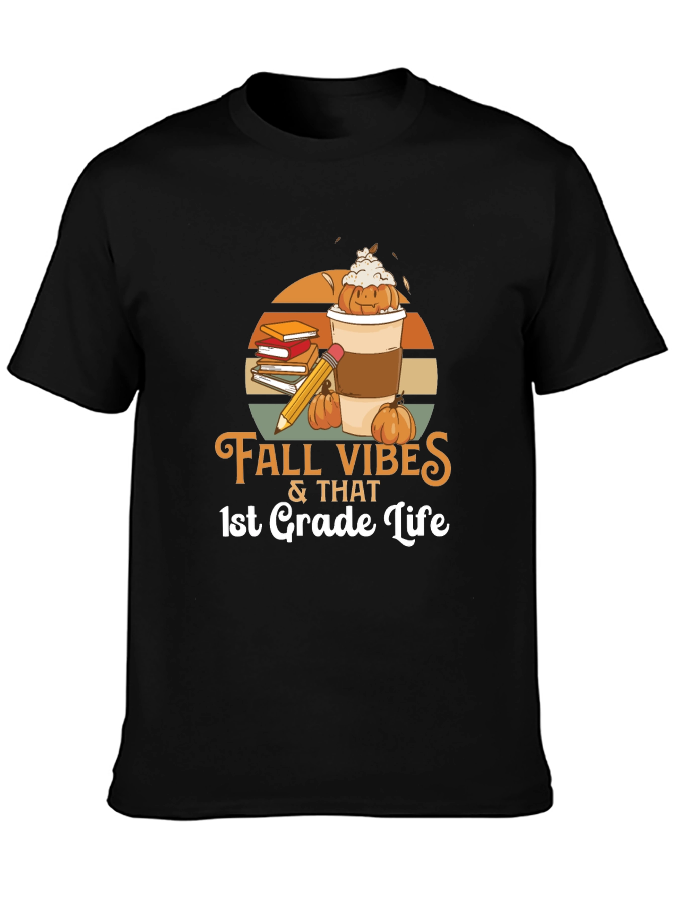 Fall Vibes 1st Grade Teacher T-Shirt