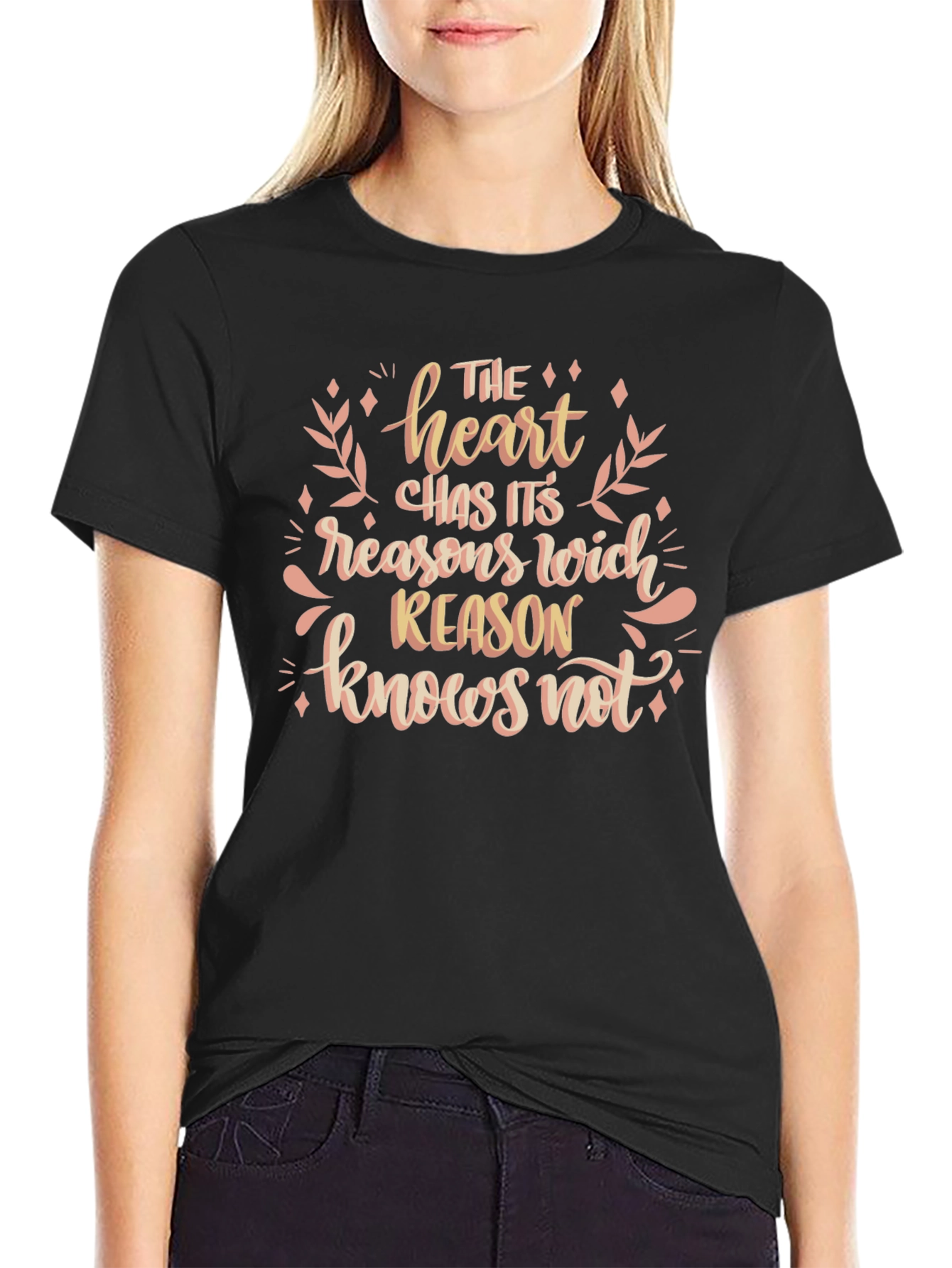 Heart Knows Not Graphic Tee
