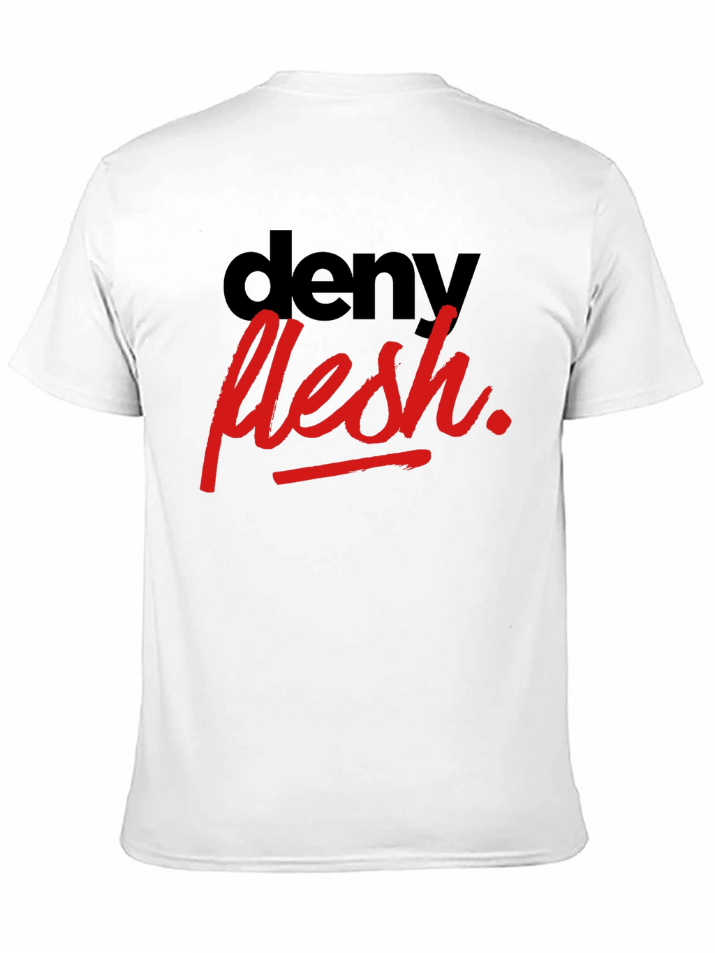 Deny Flesh Graphic Tee - Stylish & Edgy T-Shirt