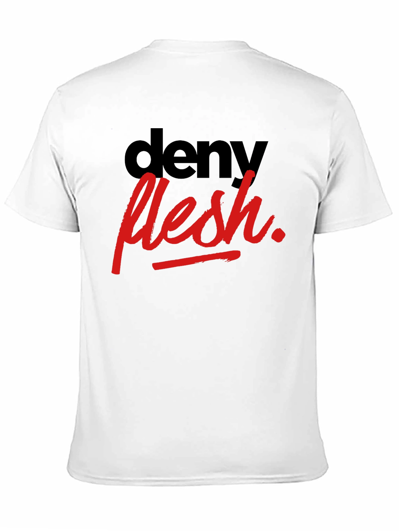 Deny Flesh Graphic Tee - Stylish & Edgy T-Shirt