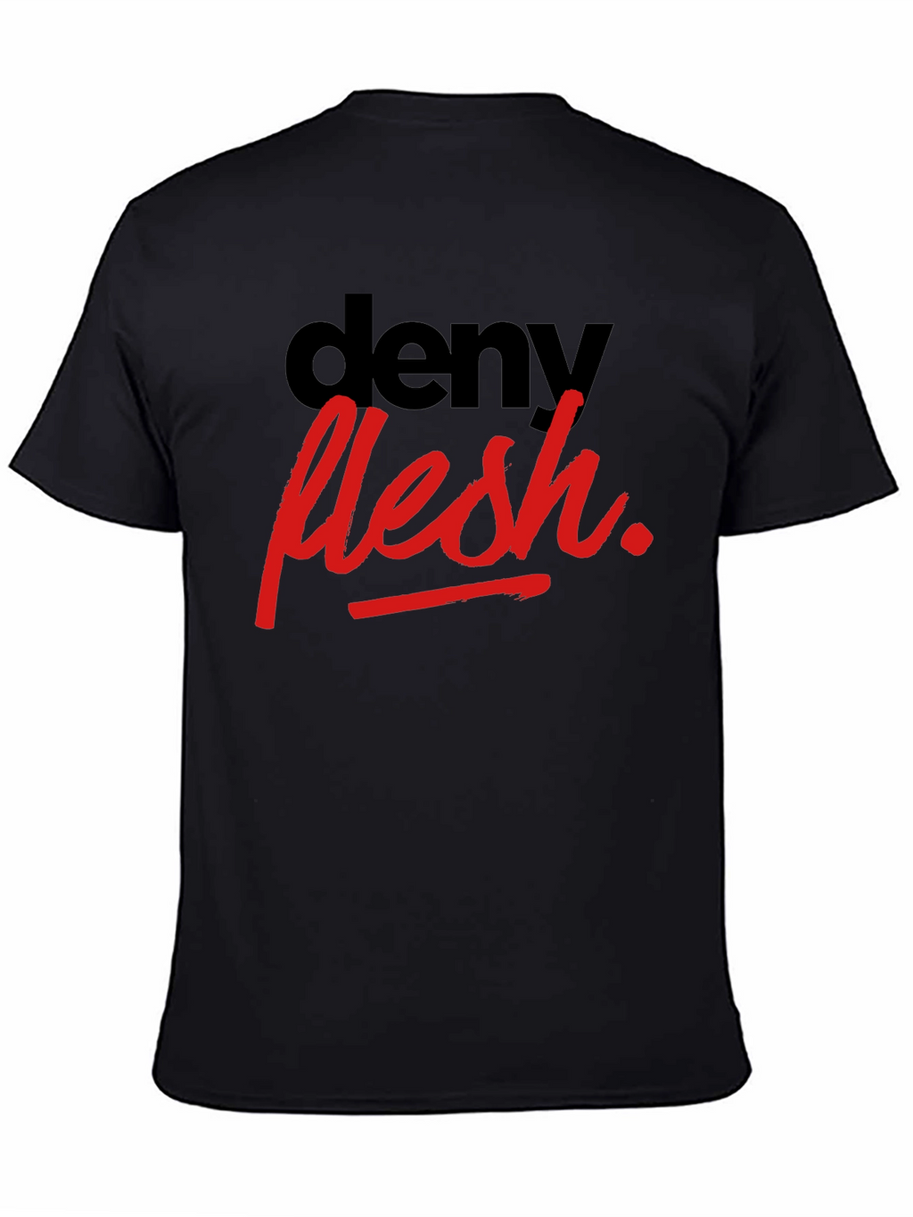 Deny Flesh Graphic Tee - Stylish & Edgy T-Shirt