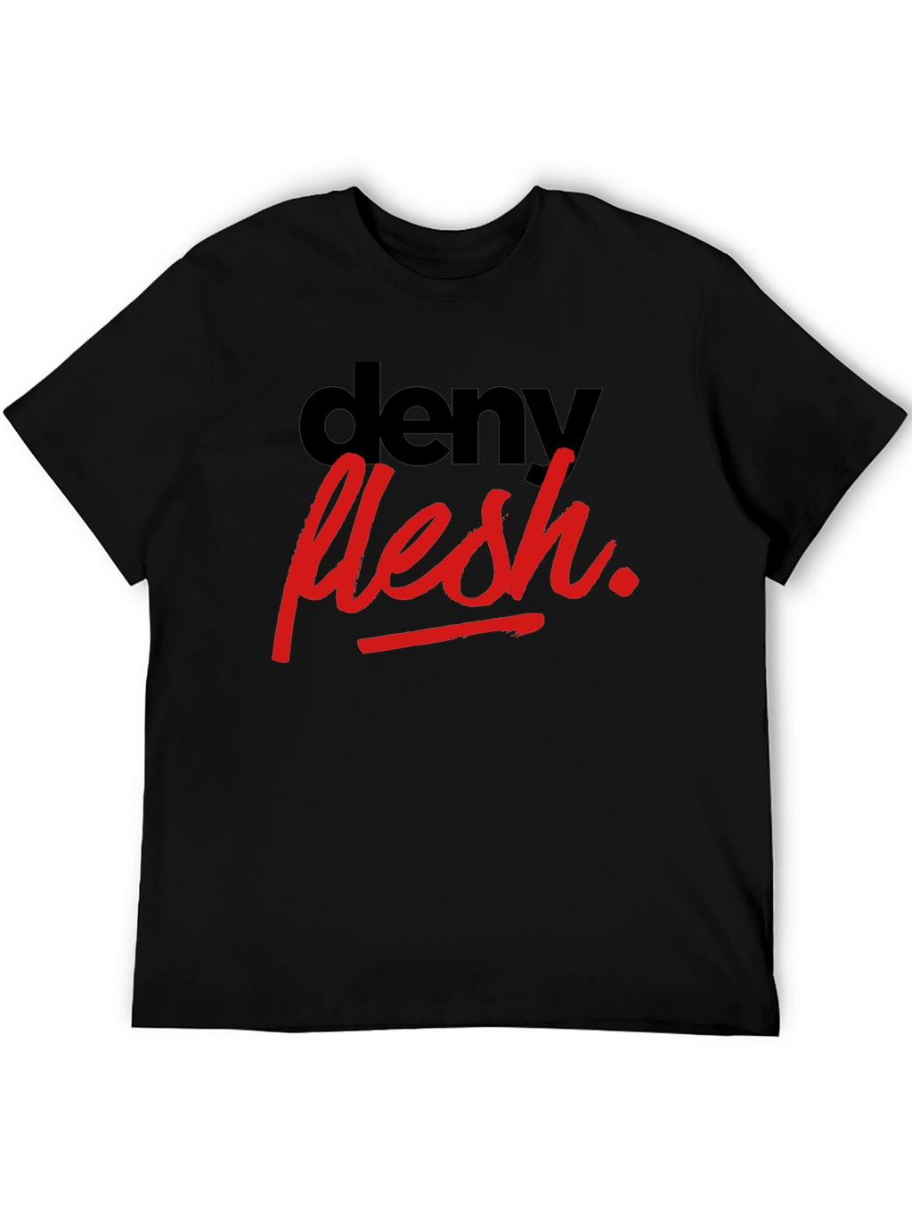 Deny Flesh Graphic Tee - Stylish & Edgy T-Shirt