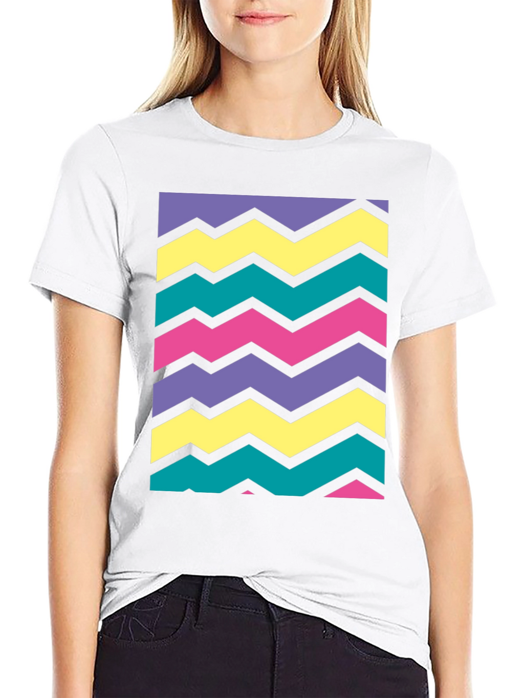 Retro Wave Zigzag Tee