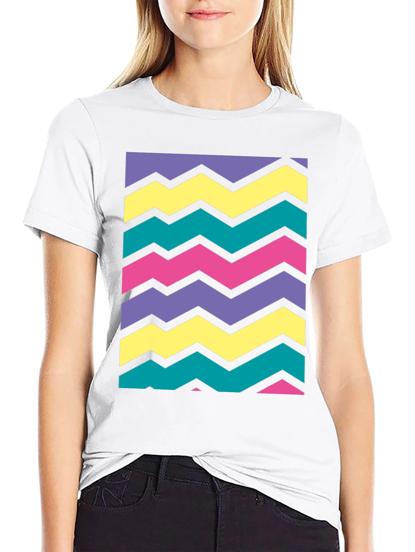 Retro Wave Zigzag Tee
