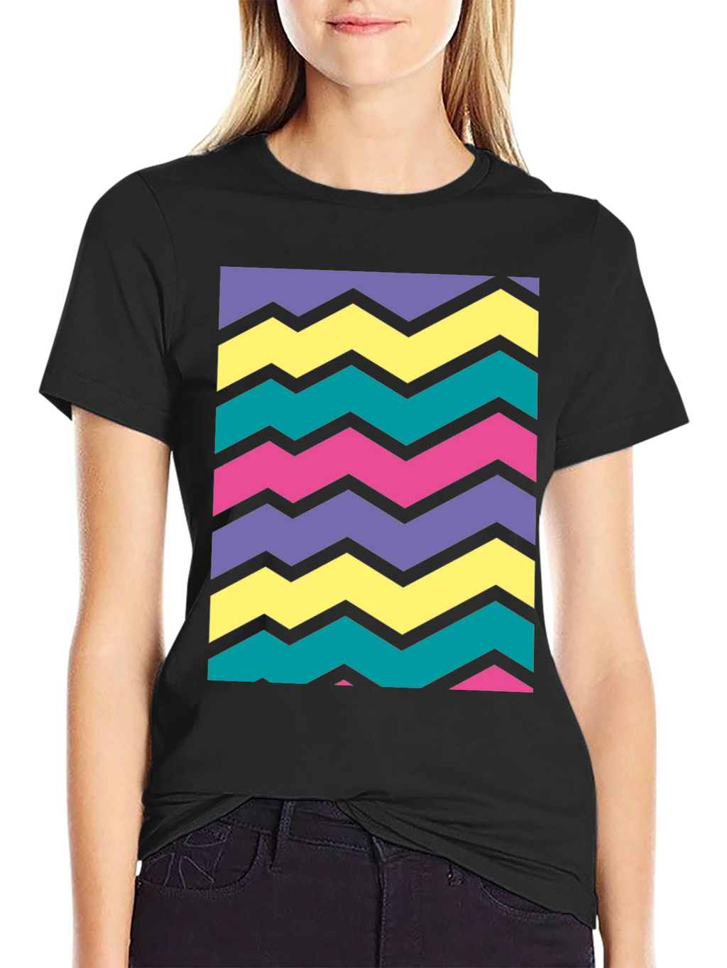 Retro Wave Zigzag Tee