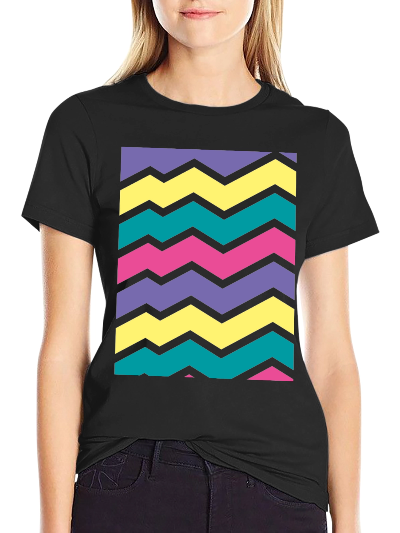 Retro Wave Zigzag Tee