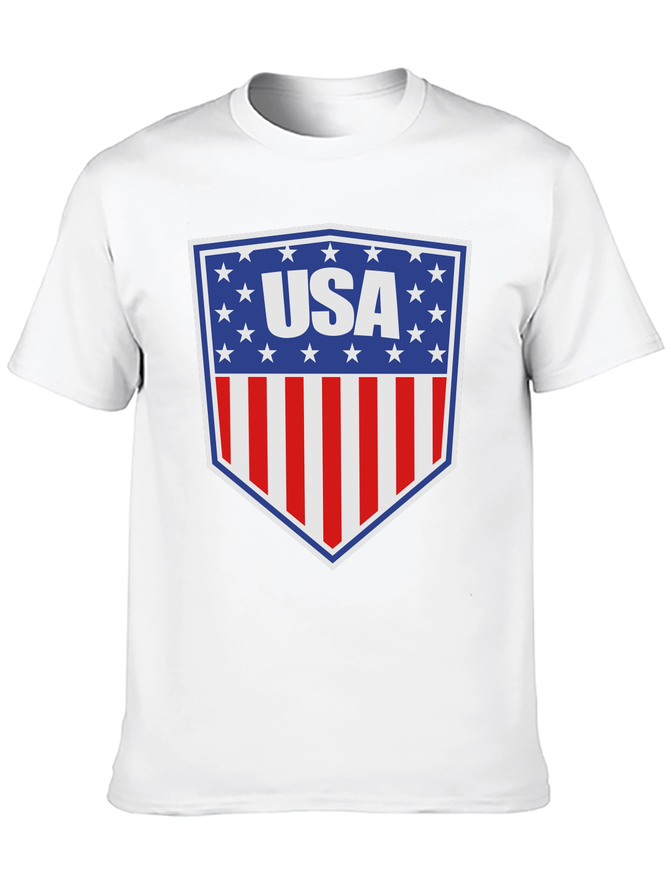 USA Patriotic T-Shirt - American Flag Design
