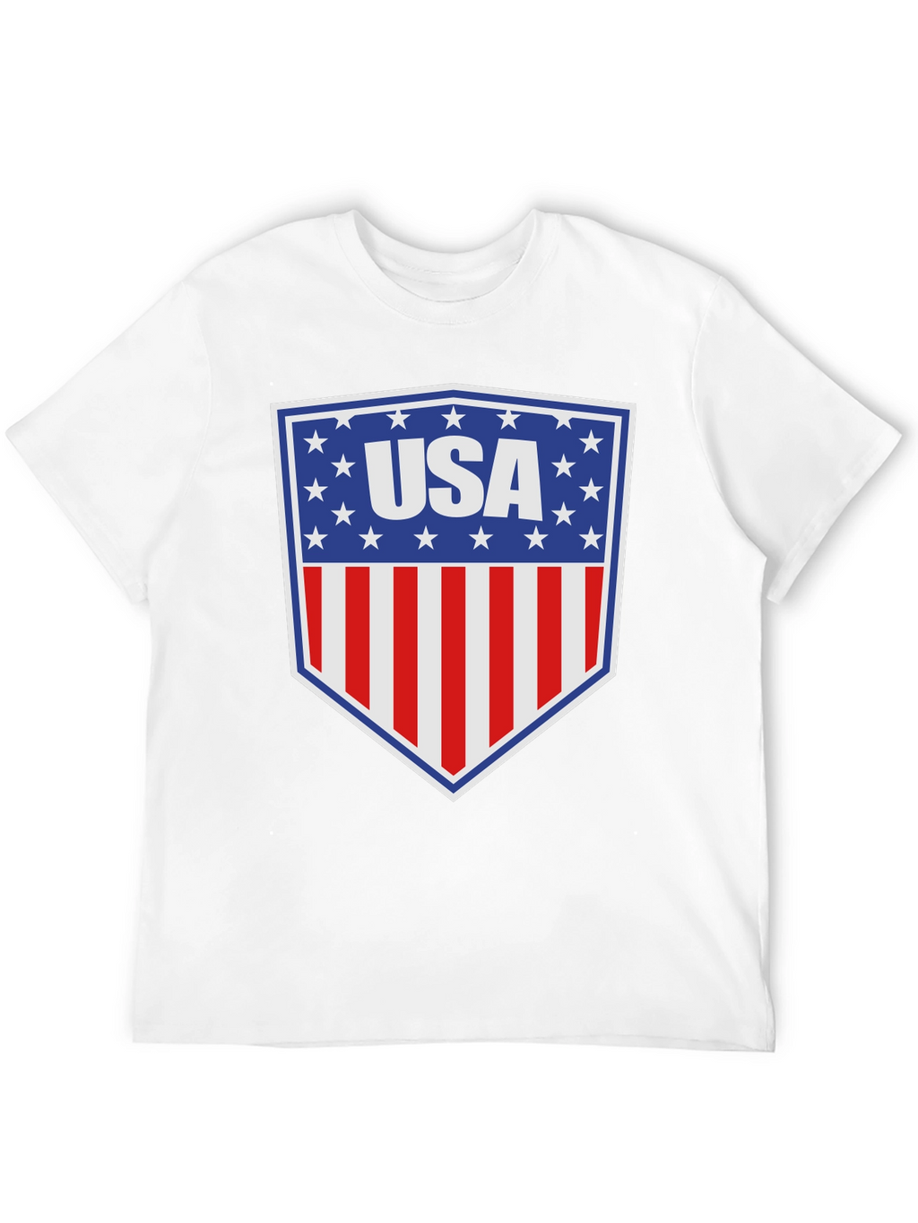 USA Patriotic T-Shirt - American Flag Design