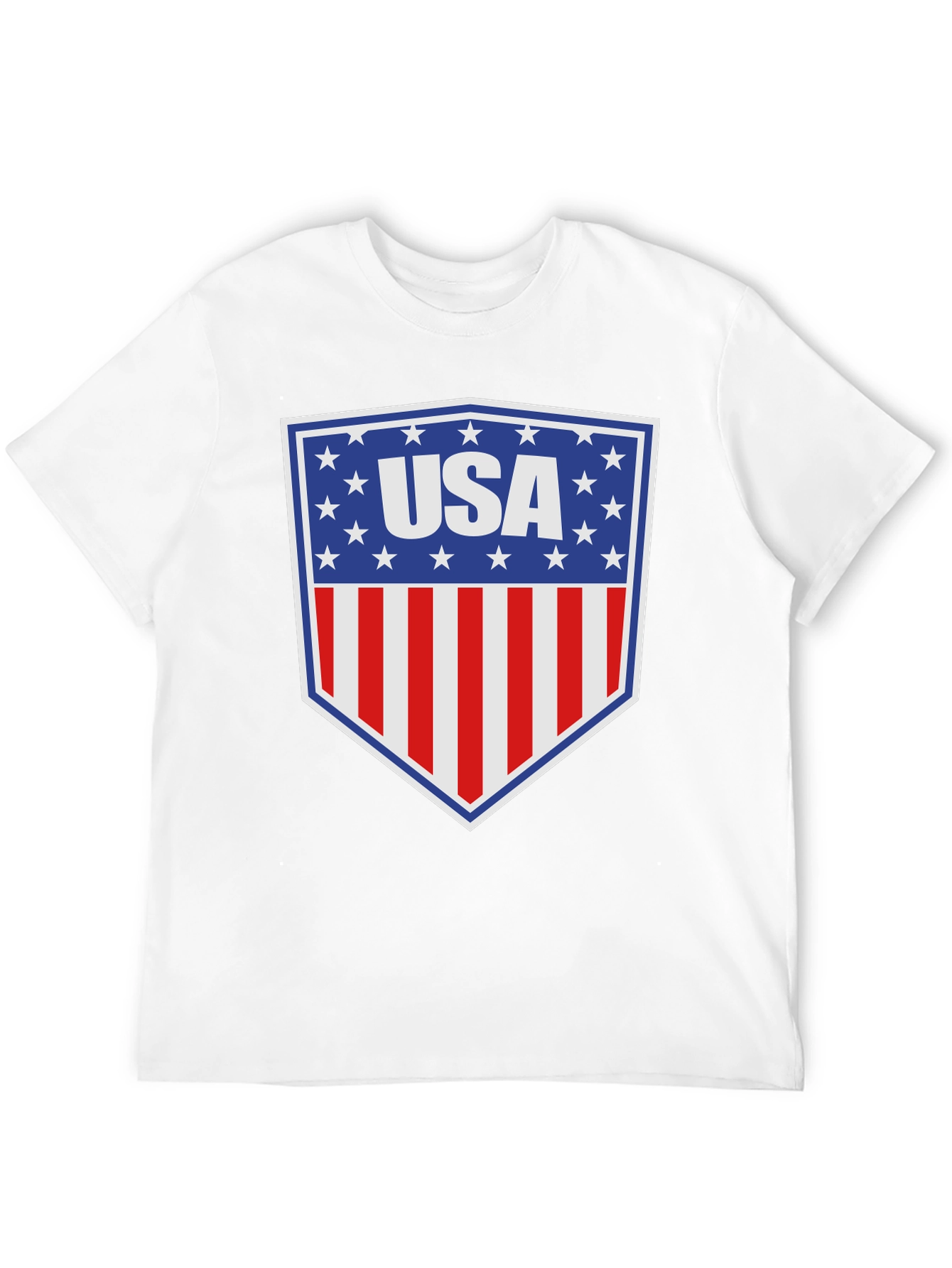 USA Patriotic T-Shirt - American Flag Design