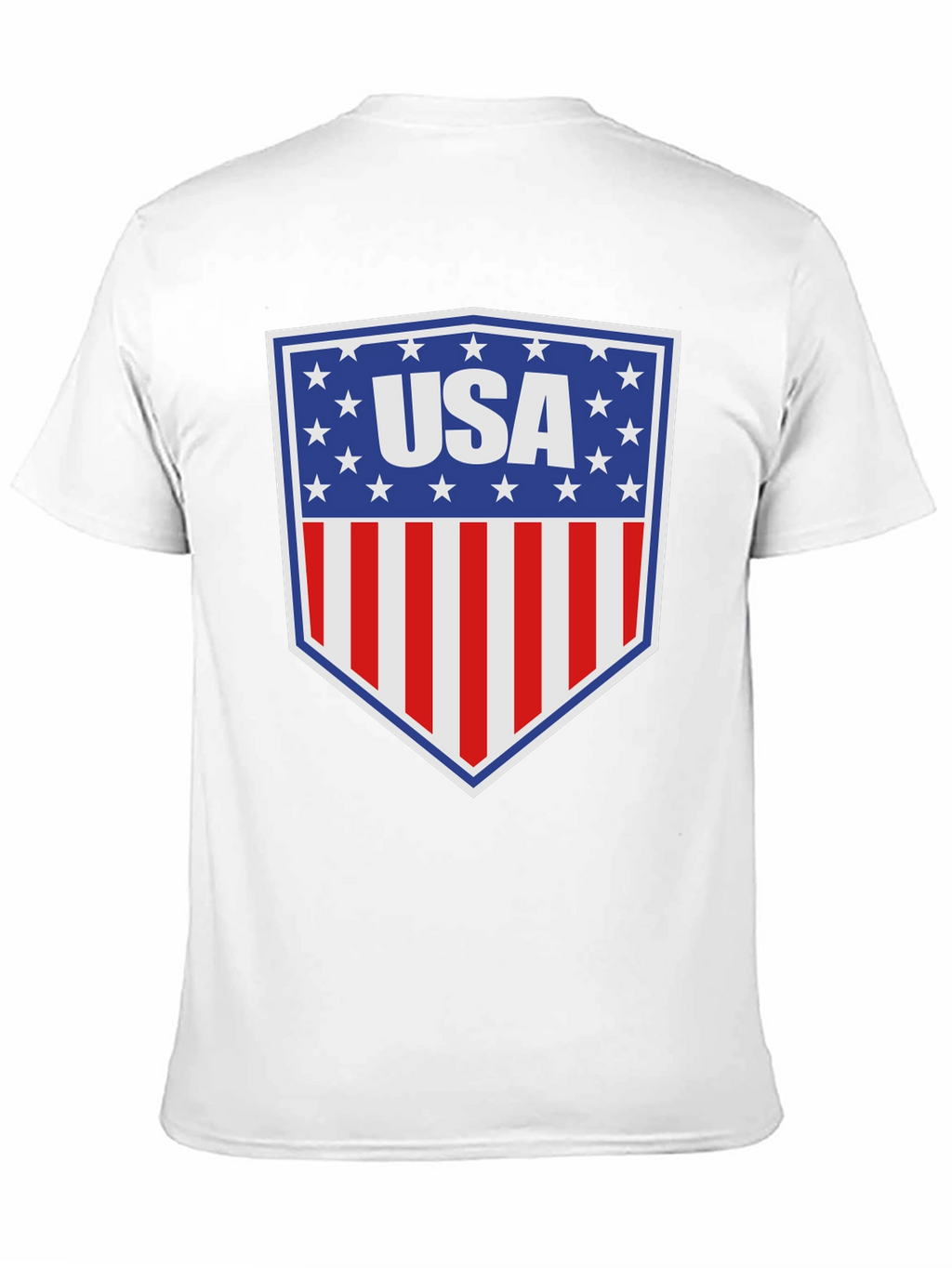 USA Patriotic T-Shirt - American Flag Design