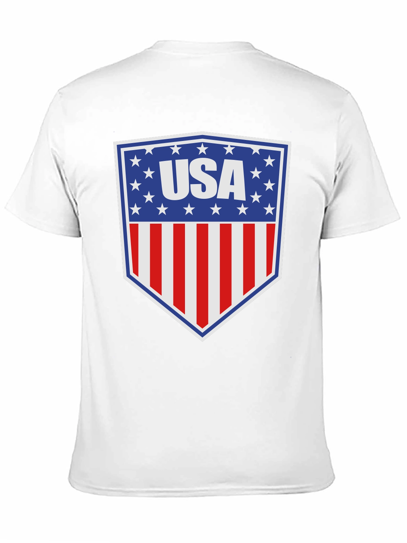 USA Patriotic T-Shirt - American Flag Design