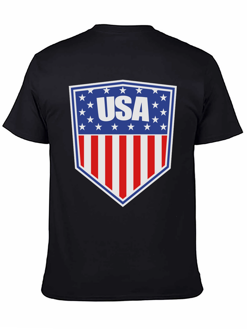 USA Patriotic T-Shirt - American Flag Design
