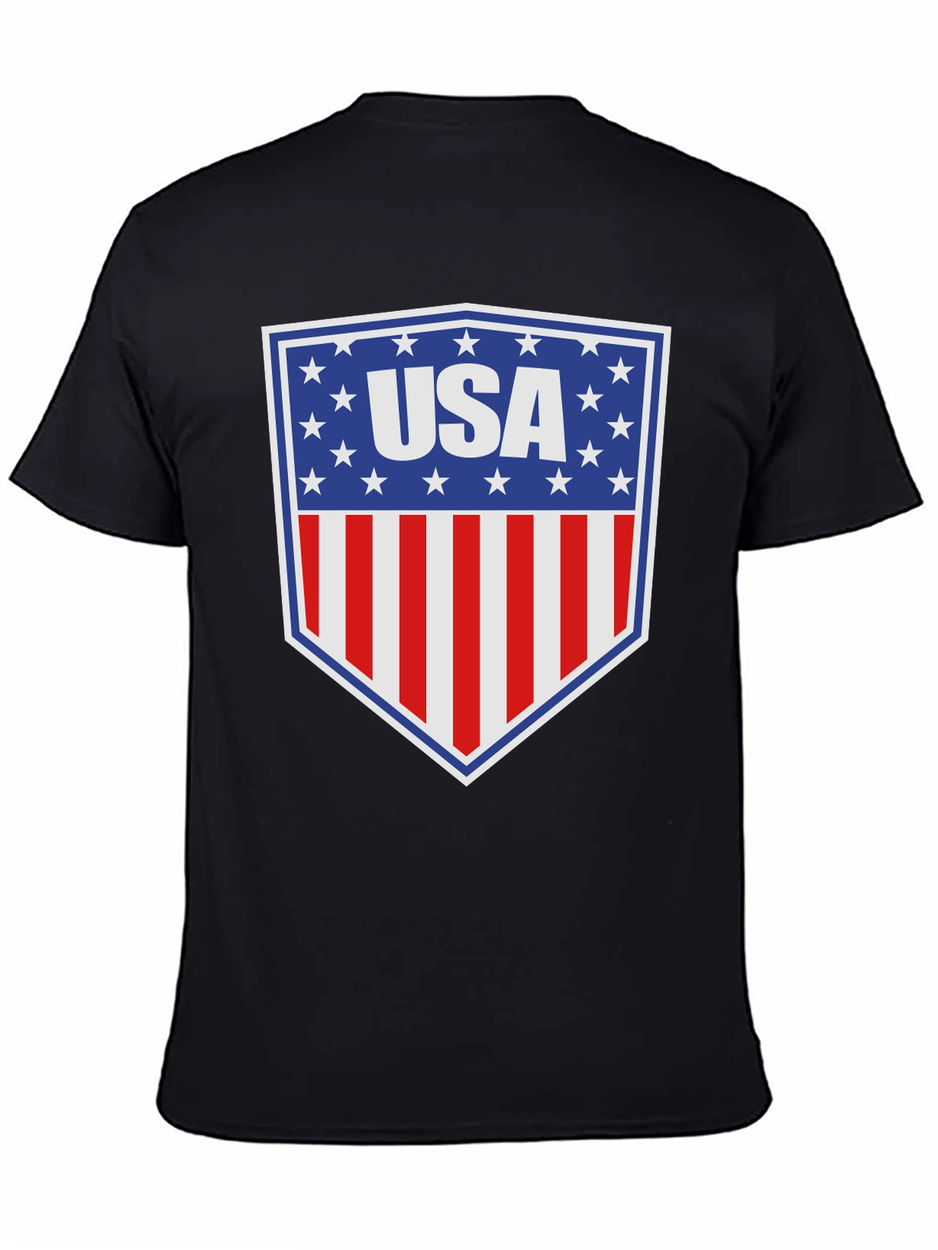 USA Patriotic T-Shirt - American Flag Design