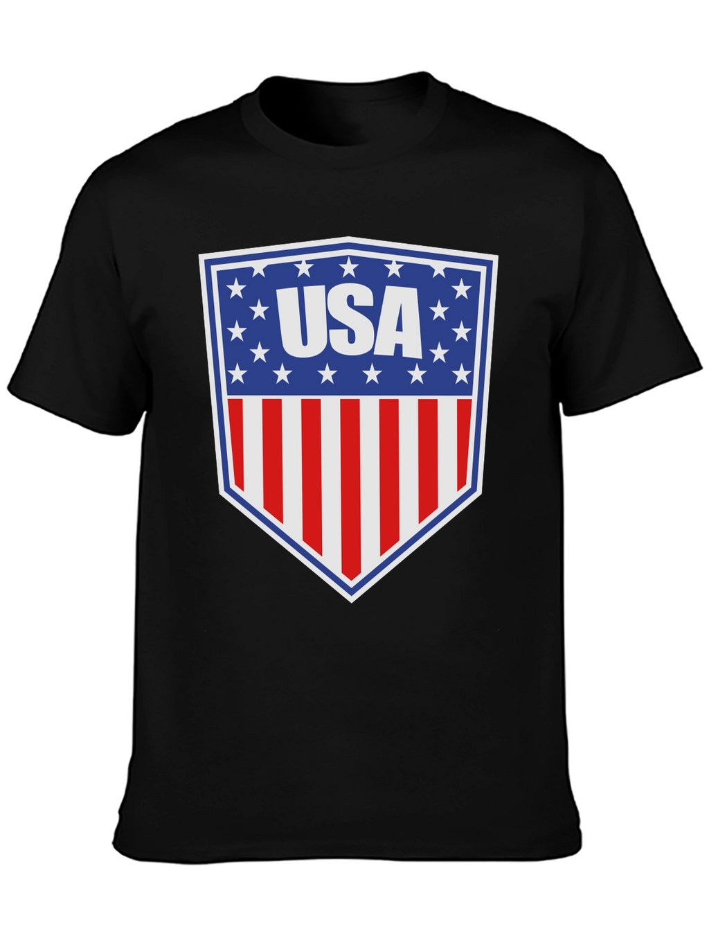 USA Patriotic T-Shirt - American Flag Design