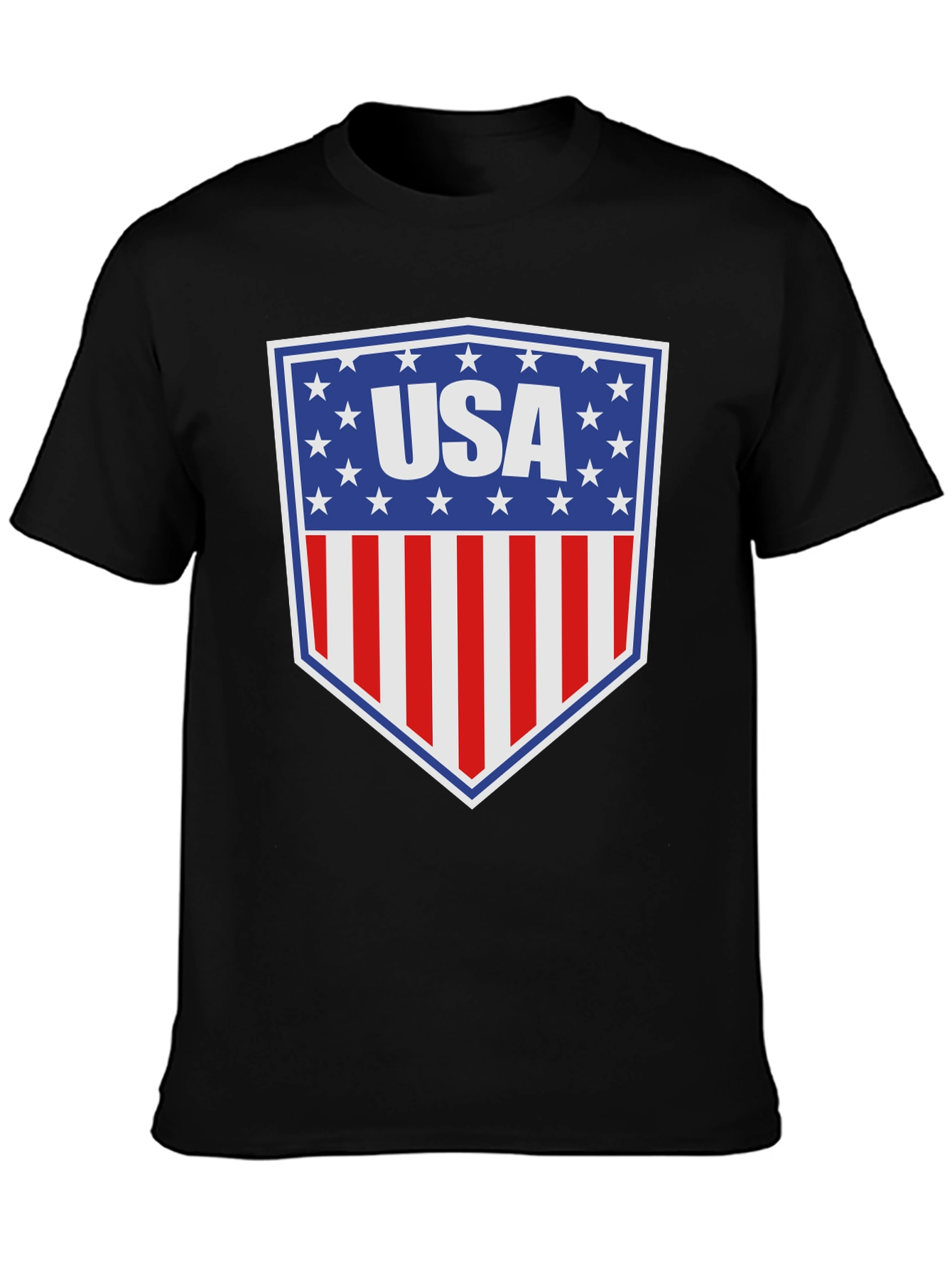 USA Patriotic T-Shirt - American Flag Design