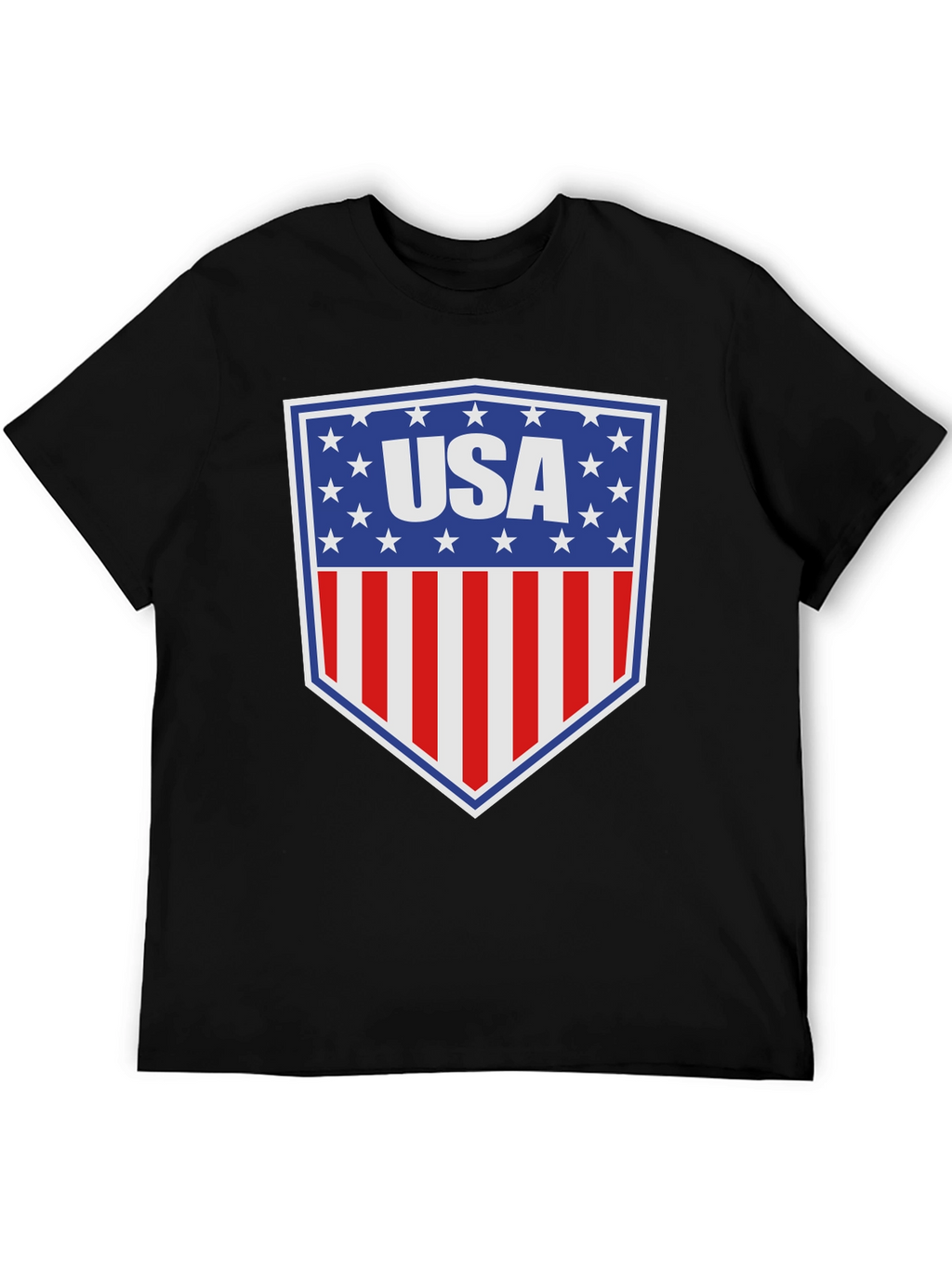 USA Patriotic T-Shirt - American Flag Design