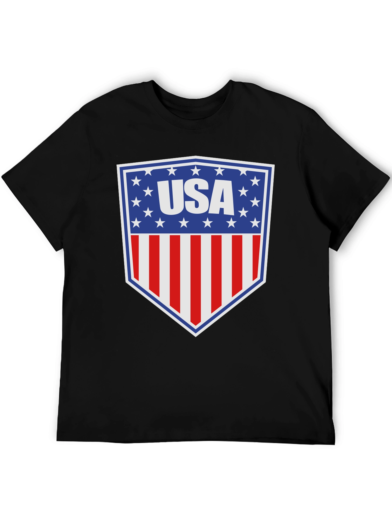 USA Patriotic T-Shirt - American Flag Design