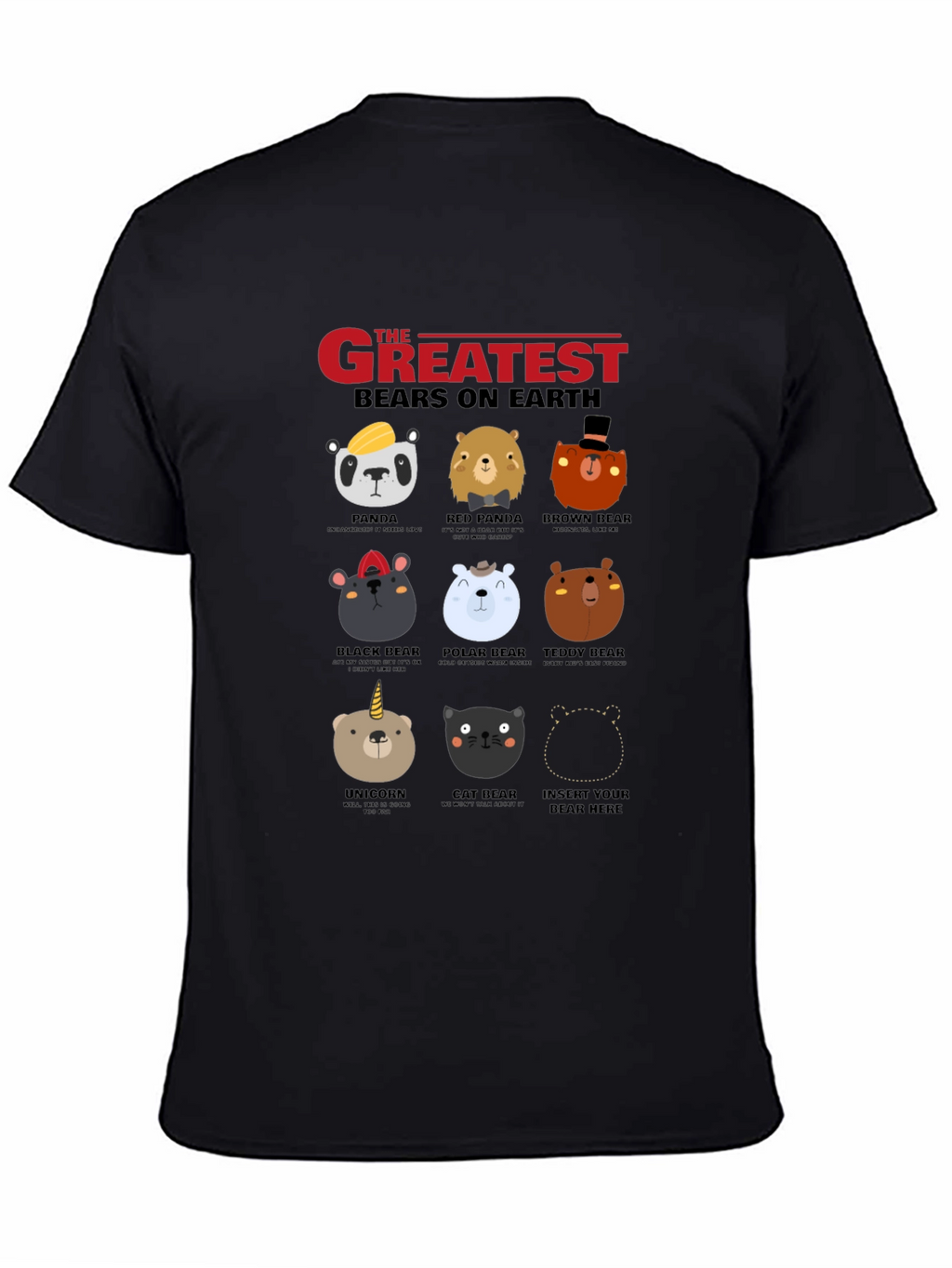 Greatest Bears on Earth Graphic T-Shirt