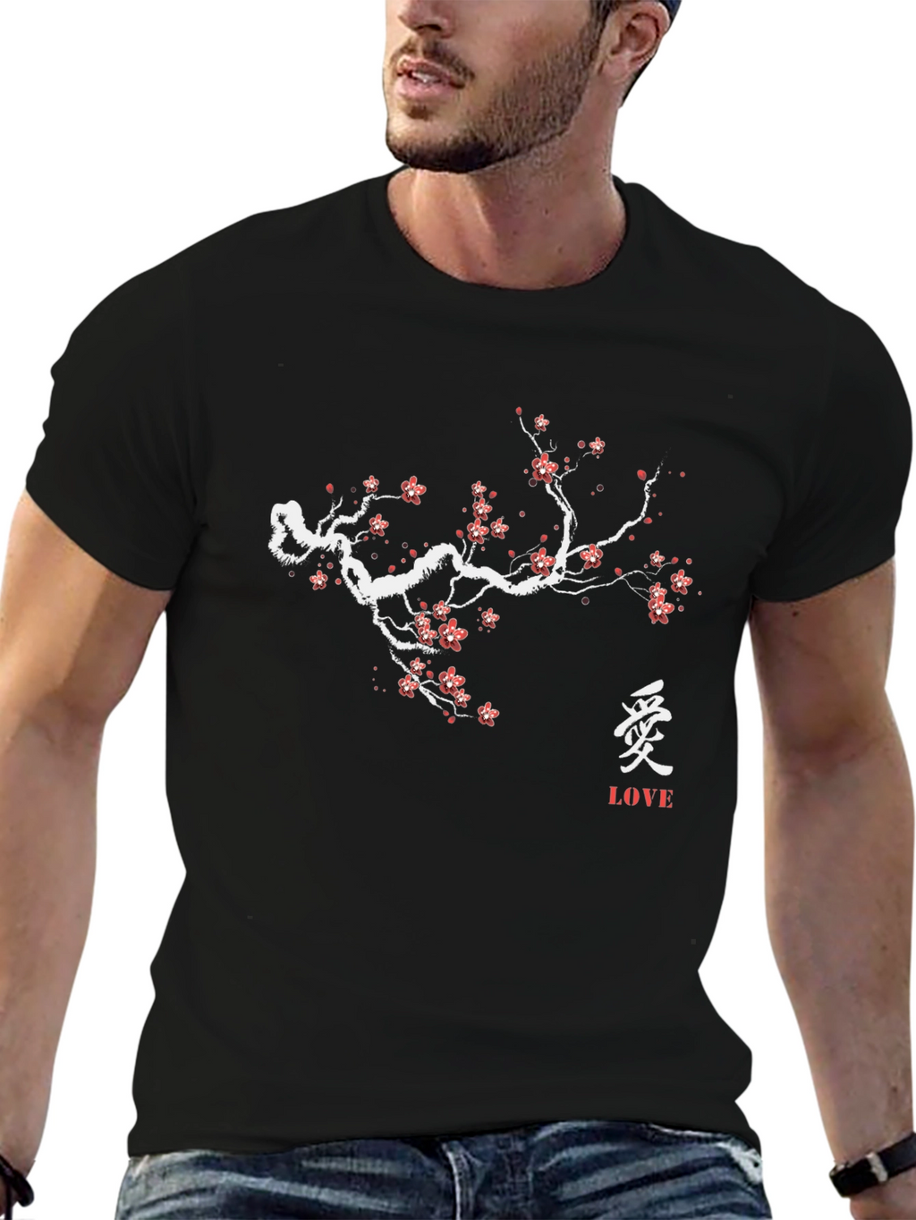 Cherry Blossom Love Graphic T-Shirt