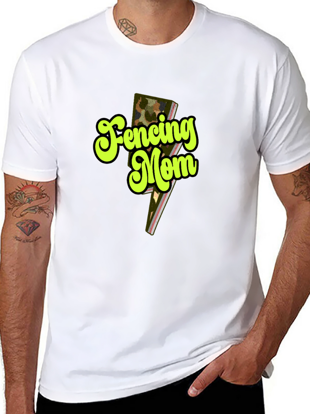 Fencing Mom T-Shirt - Stylish Sports Parent Apparel