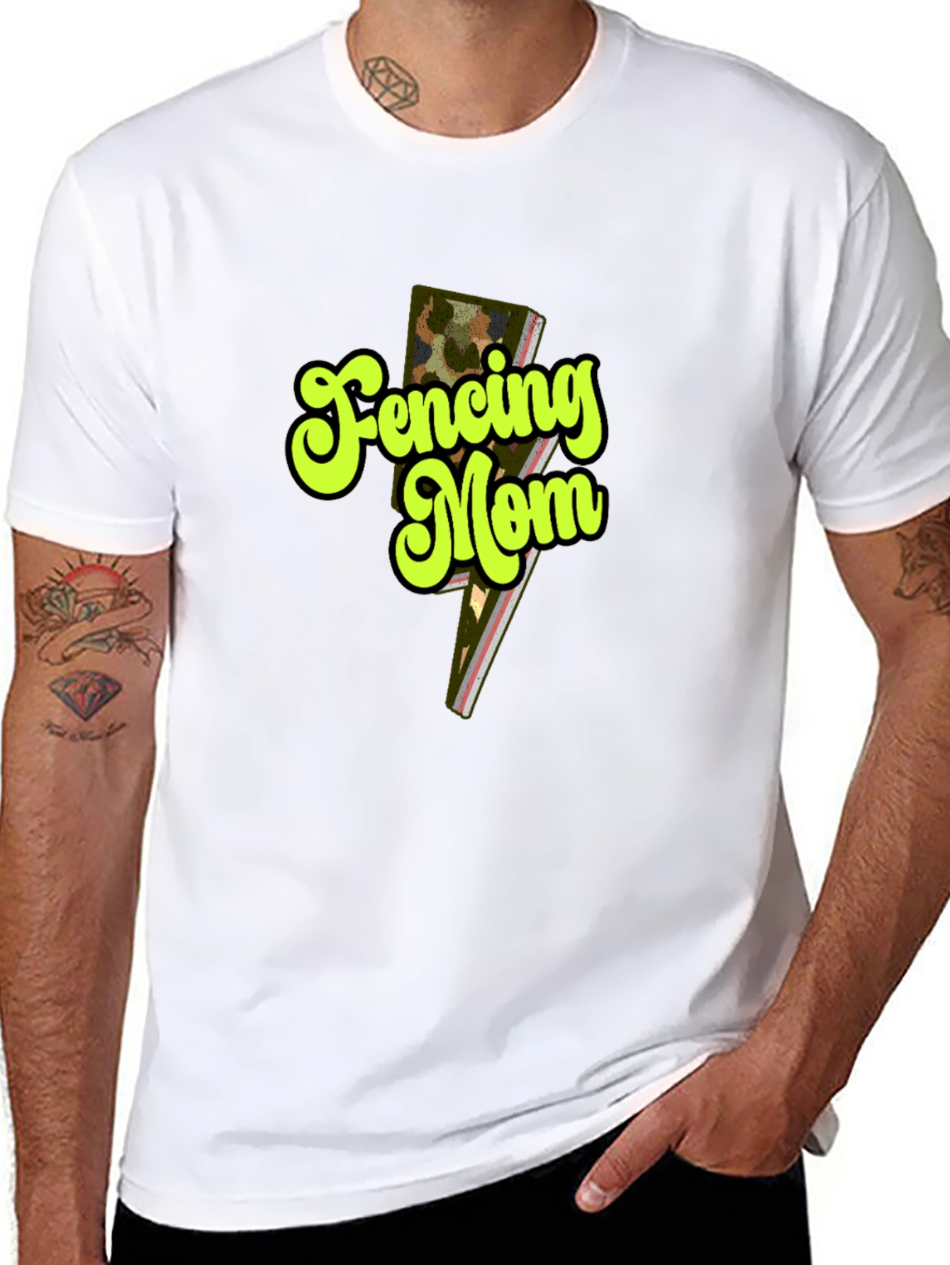 Fencing Mom T-Shirt - Stylish Sports Parent Apparel