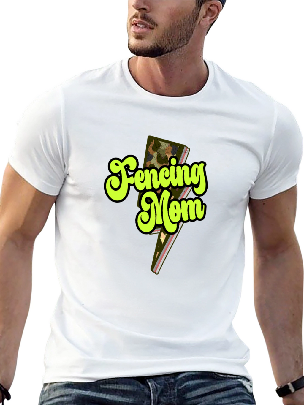Fencing Mom T-Shirt - Stylish Sports Parent Apparel
