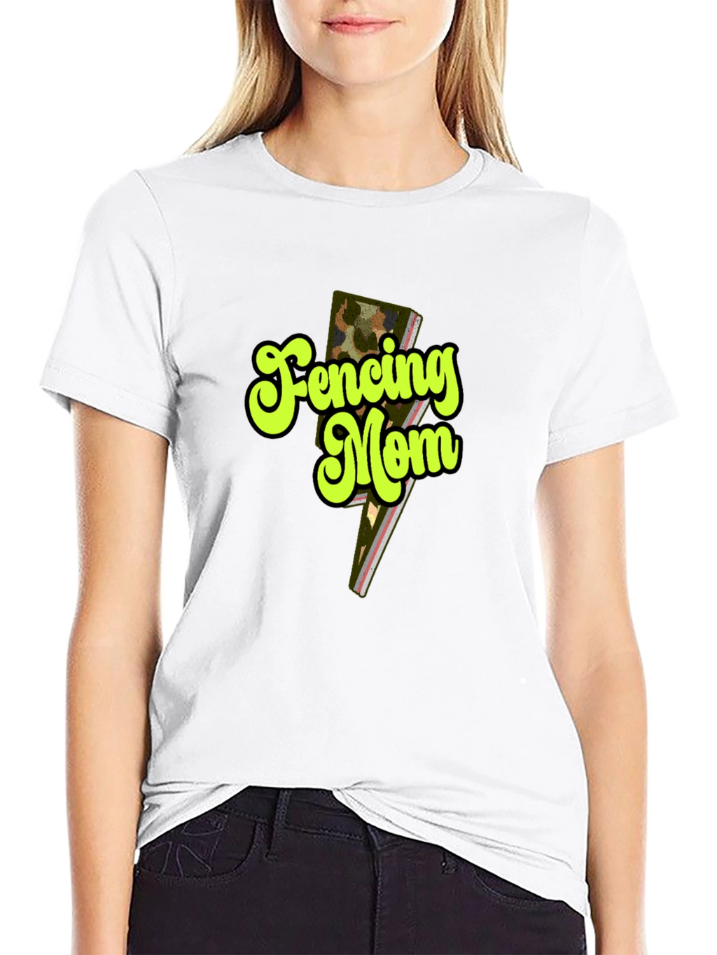 Fencing Mom T-Shirt - Stylish Sports Parent Apparel