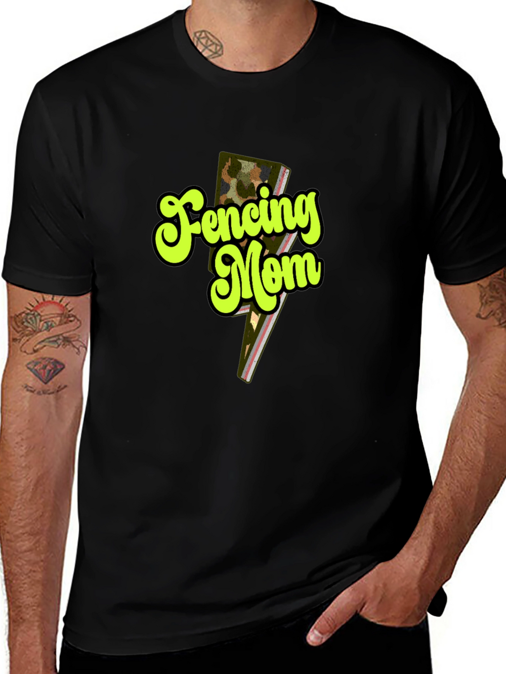 Fencing Mom T-Shirt - Stylish Sports Parent Apparel