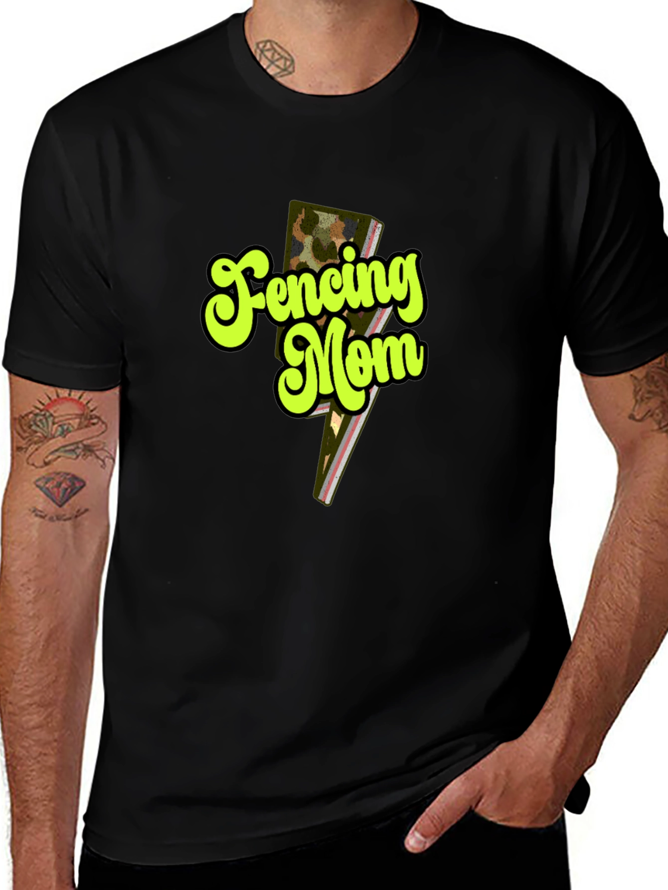 Fencing Mom T-Shirt - Stylish Sports Parent Apparel