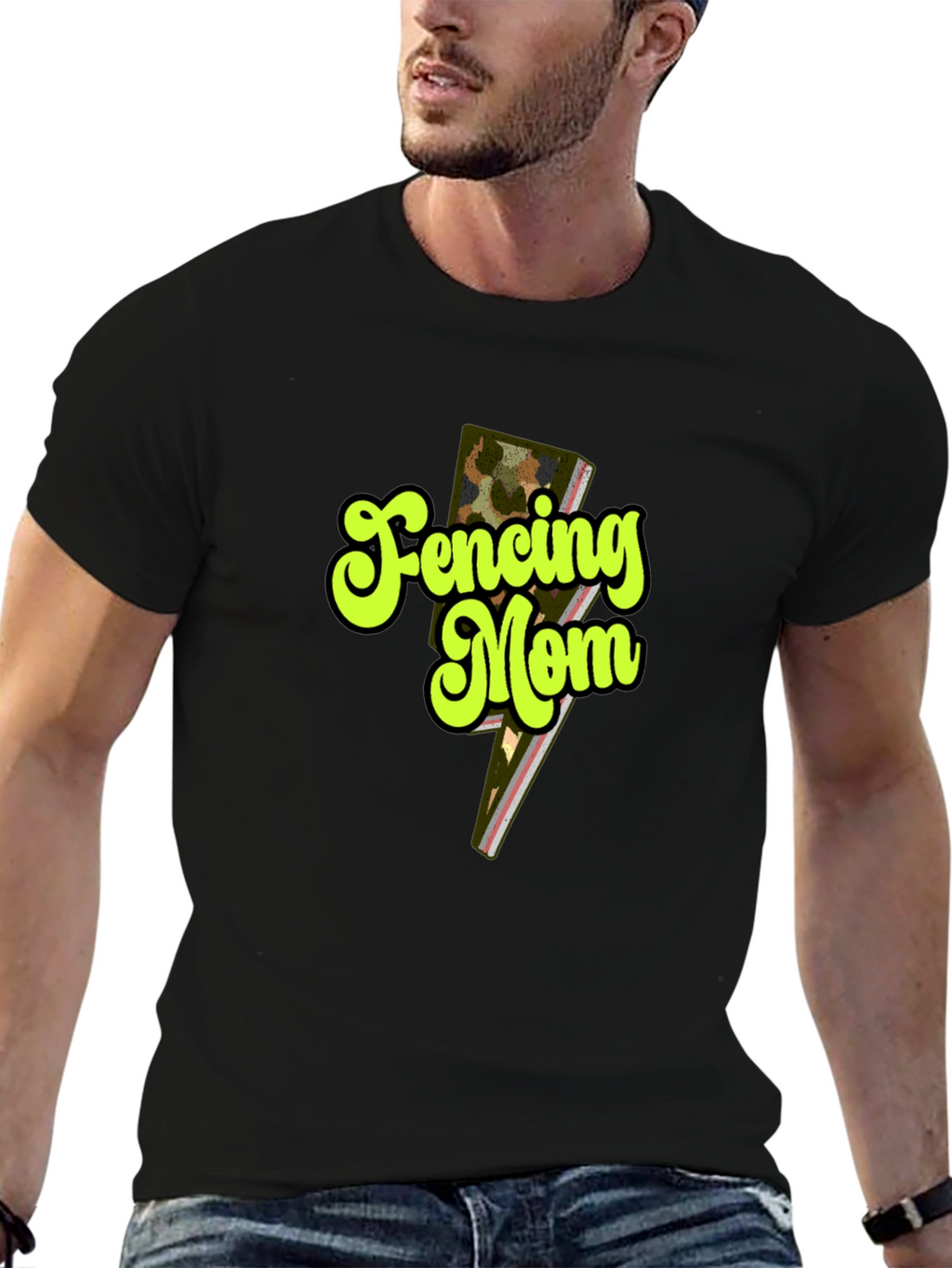Fencing Mom T-Shirt - Stylish Sports Parent Apparel