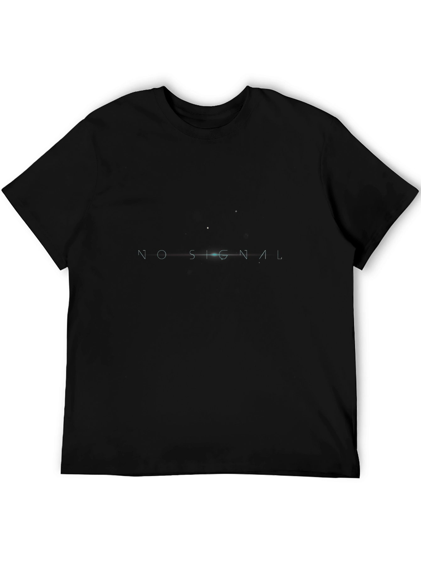 No Signal T-Shirt Black Modern Style