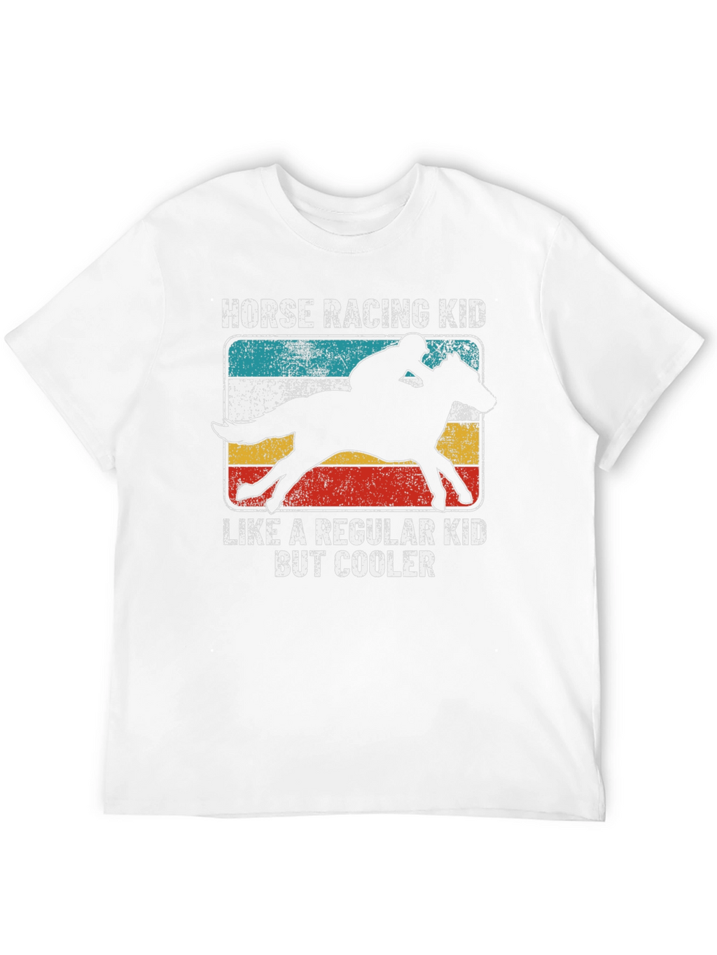 Horse Racing Kid T-Shirt - Cool Equestrian Tee