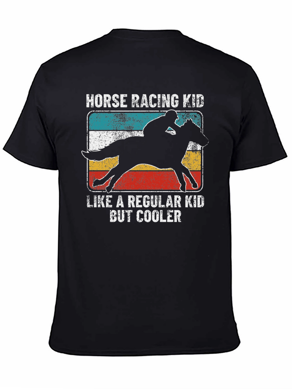 Horse Racing Kid T-Shirt - Cool Equestrian Tee