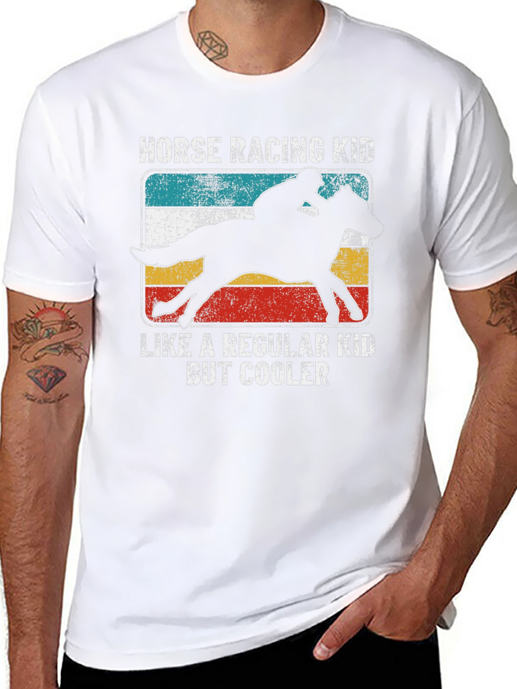 Horse Racing Kid T-Shirt - Cool Equestrian Tee