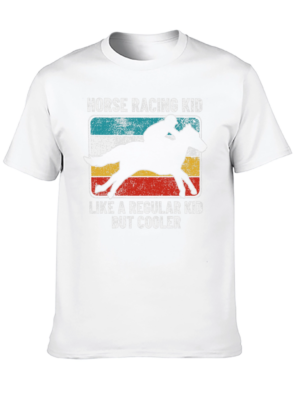 Horse Racing Kid T-Shirt - Cool Equestrian Tee