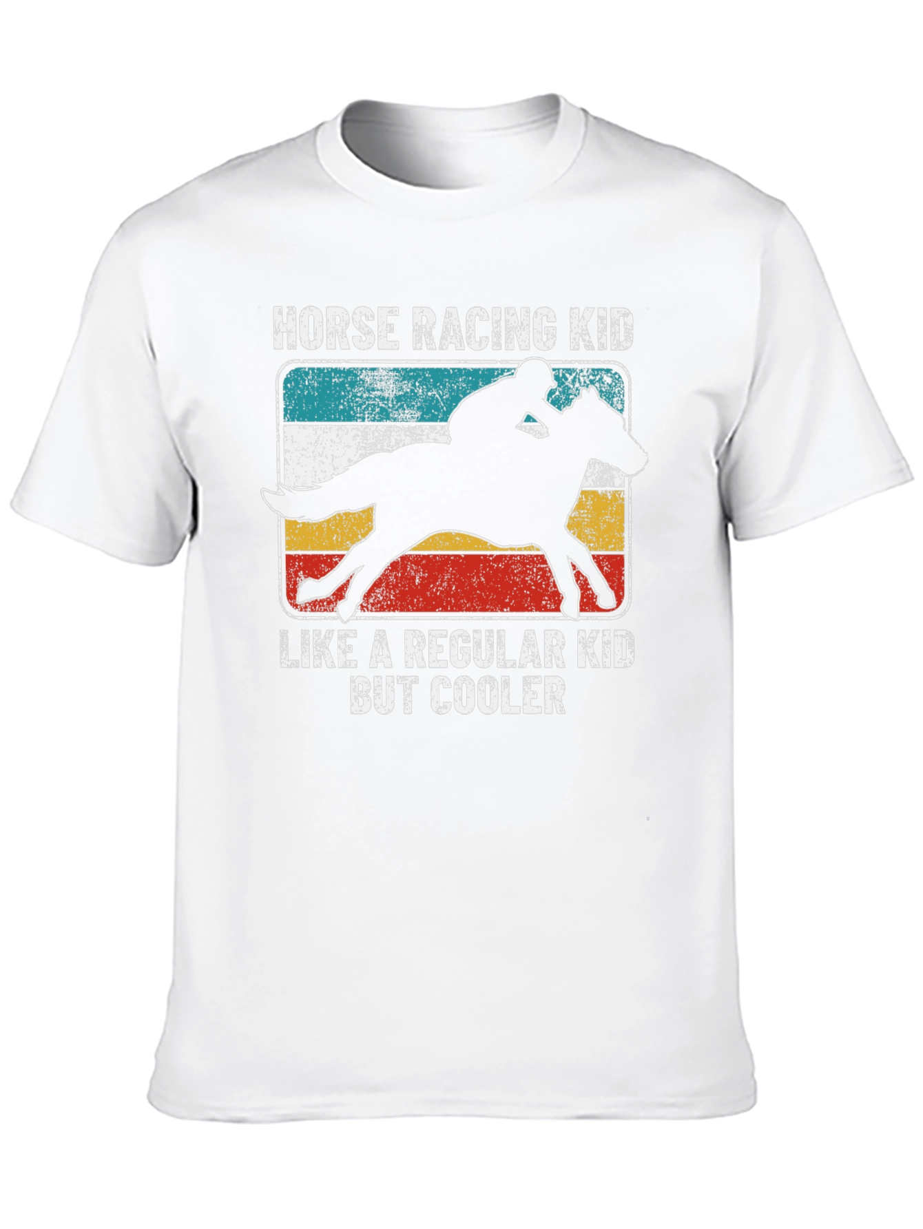 Horse Racing Kid T-Shirt - Cool Equestrian Tee