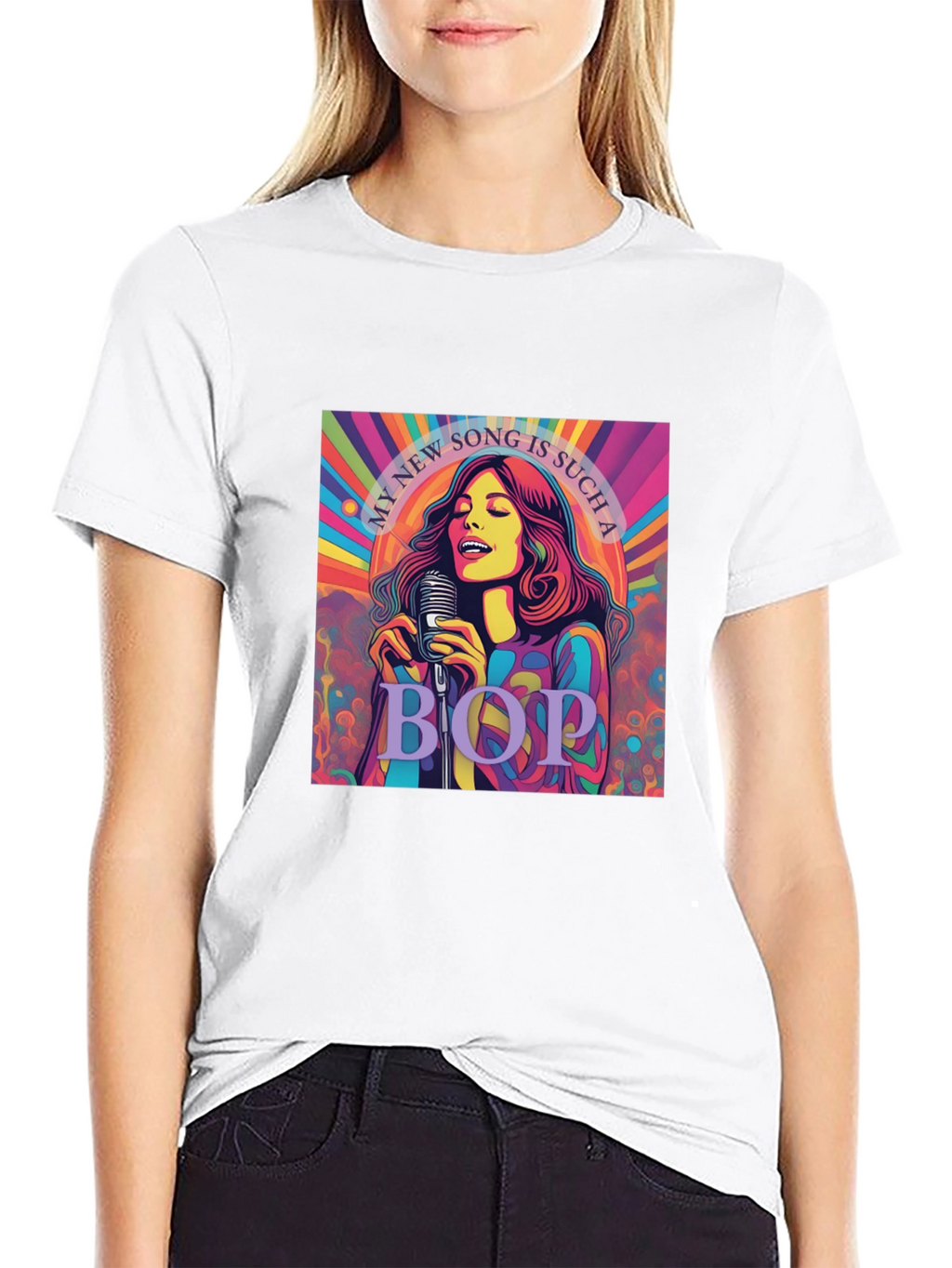 Retro My New Song Graphic Tee