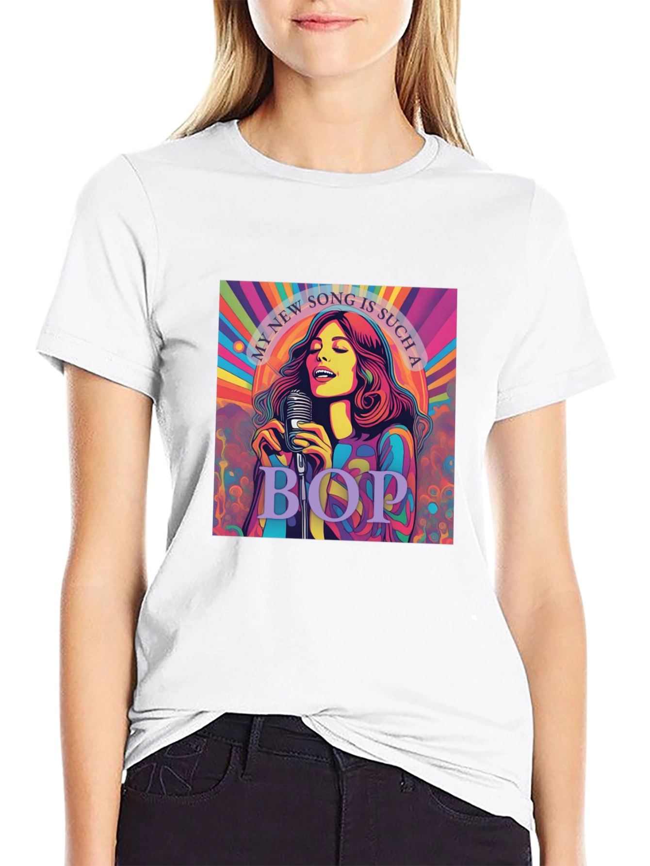 Retro My New Song Graphic Tee