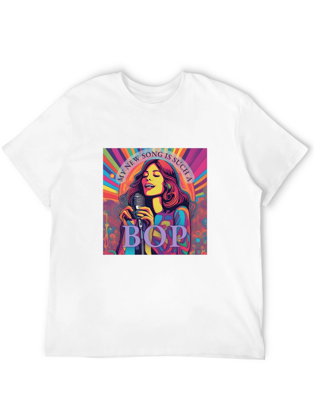 Retro My New Song Graphic Tee